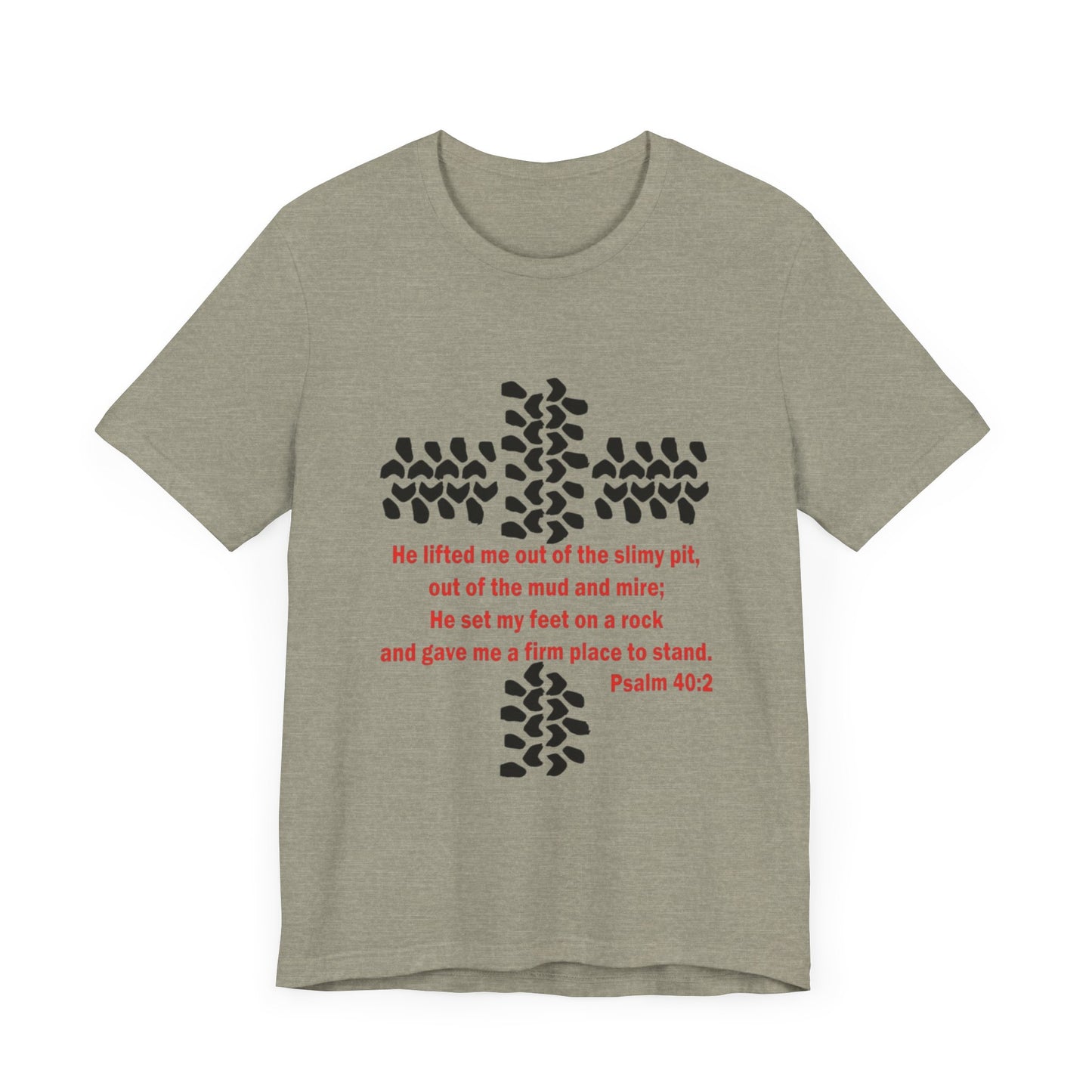 PSALMS 40 Jersey Short Sleeve Tee