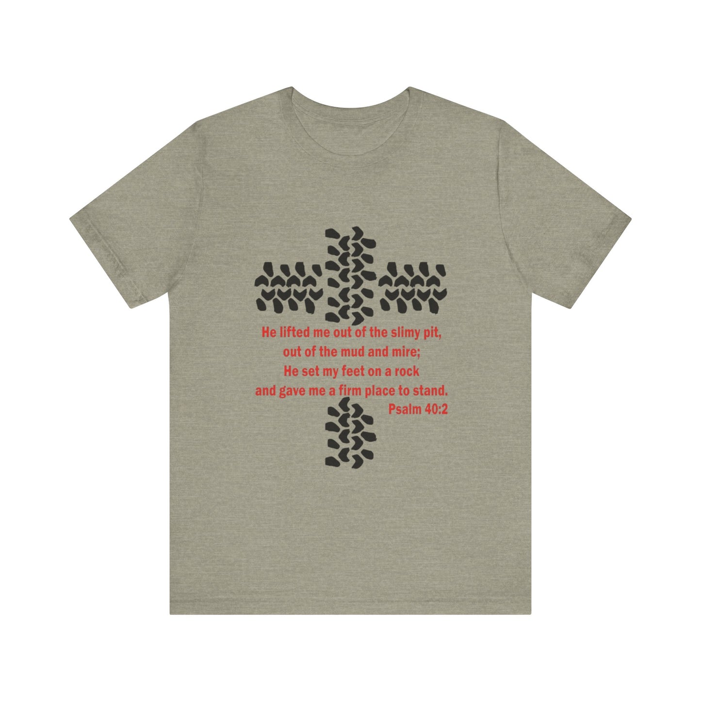 PSALMS 40 Jersey Short Sleeve Tee