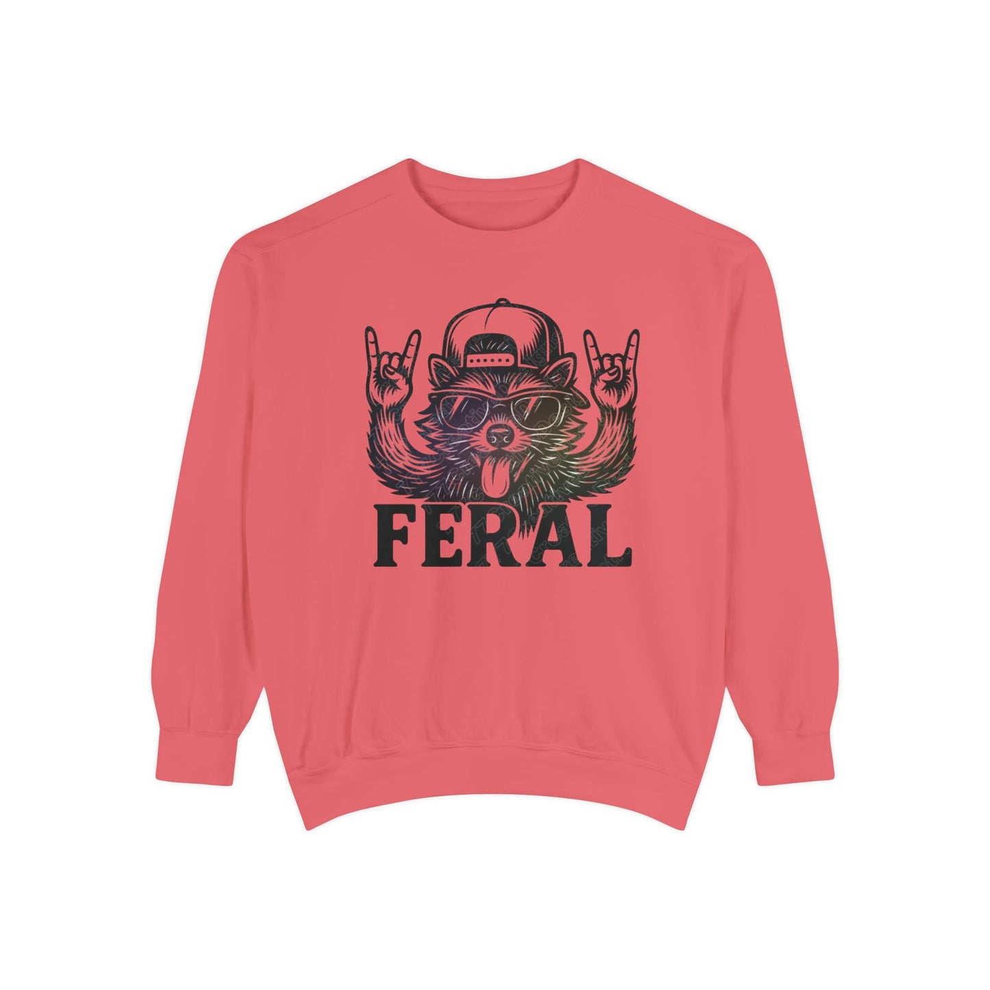 Raccoon Sweatshirt - Feral Raccoon Crewneck