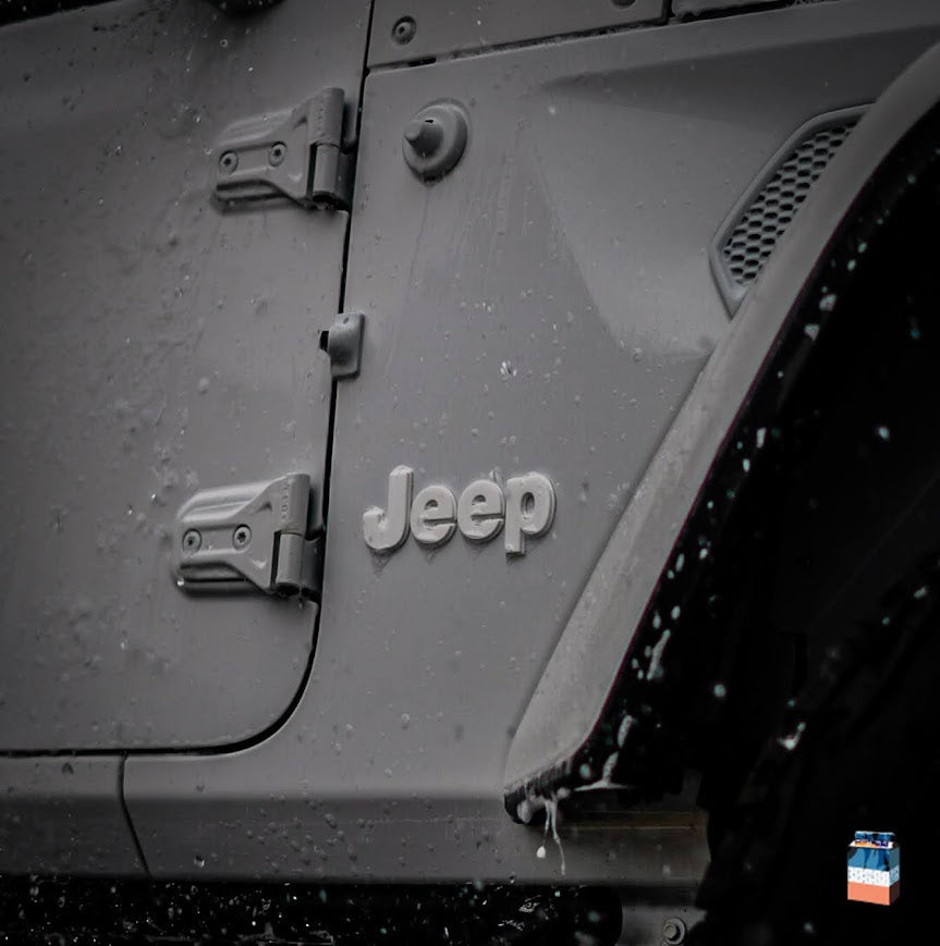 Laser Cut Acrylic "Jeep" Fender Emblem
