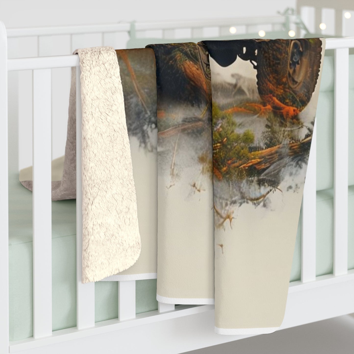 Adventure Sherpa Fleece Blanket - Cozy Throw for Outdoor Lovers