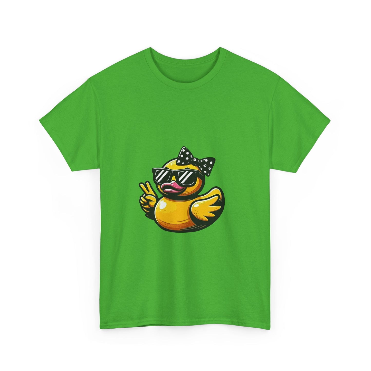 Chic Duck Unisex Heavy Cotton Tee - Fun Retro Graphic Shirt