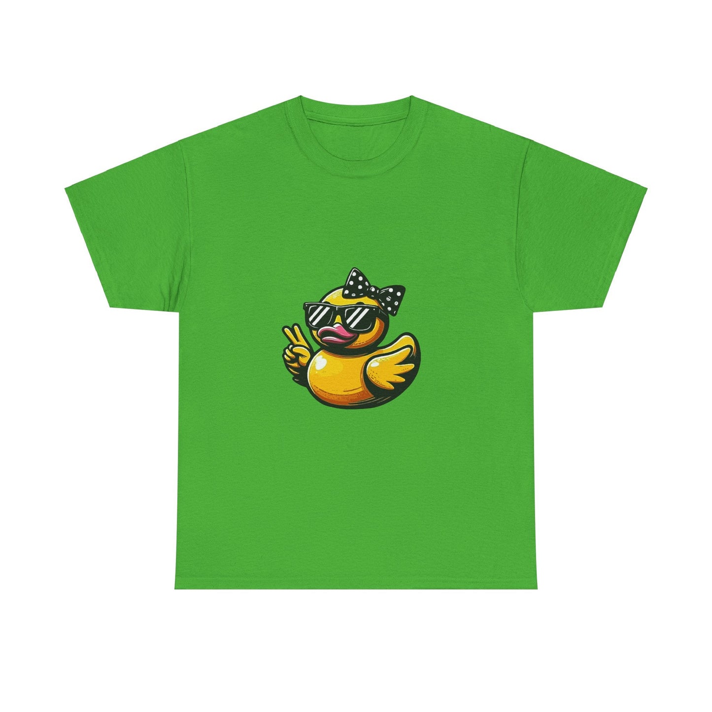 Chic Duck Unisex Heavy Cotton Tee - Fun Retro Graphic Shirt
