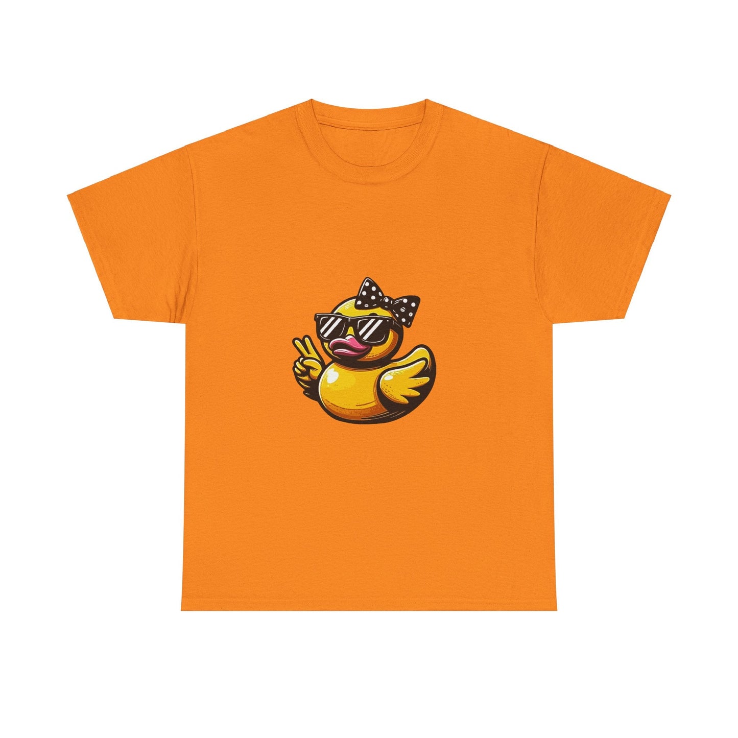 Chic Duck Unisex Heavy Cotton Tee - Fun Retro Graphic Shirt