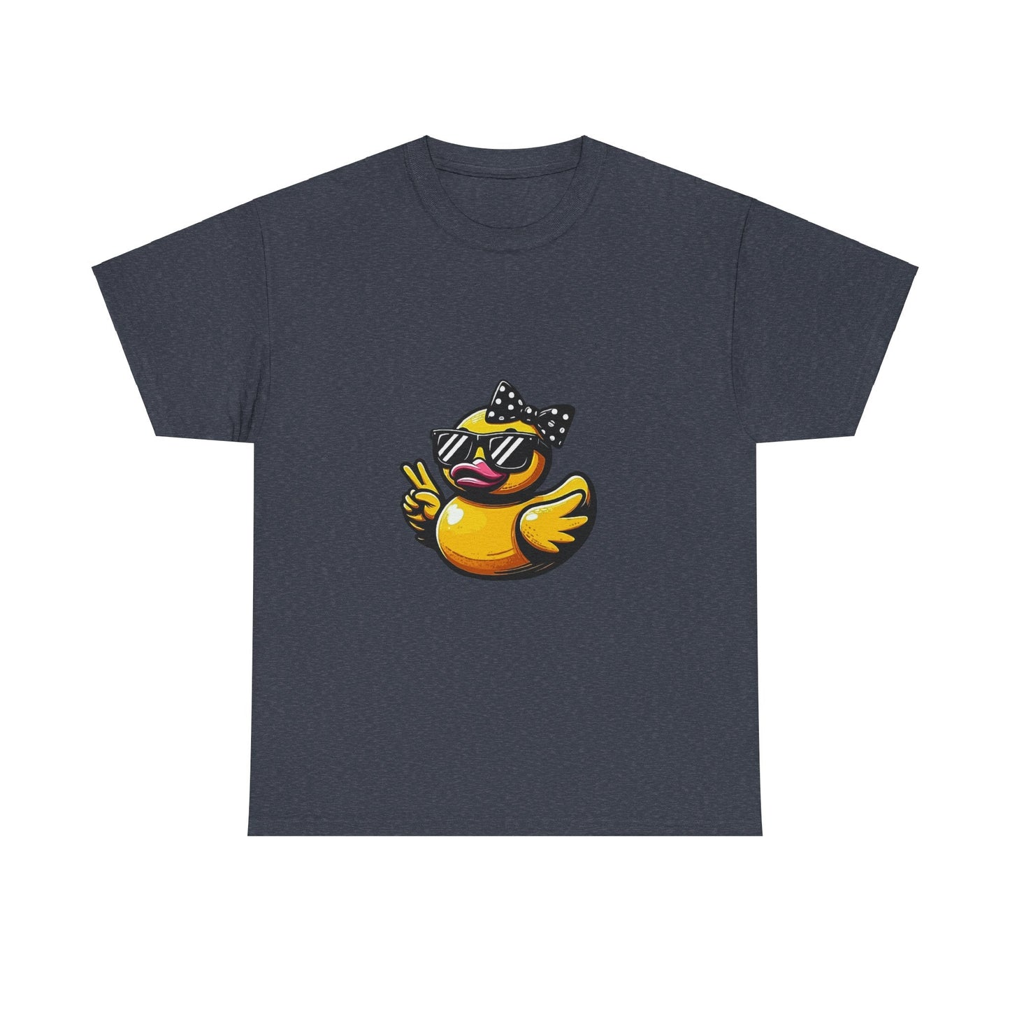 Chic Duck Unisex Heavy Cotton Tee - Fun Retro Graphic Shirt