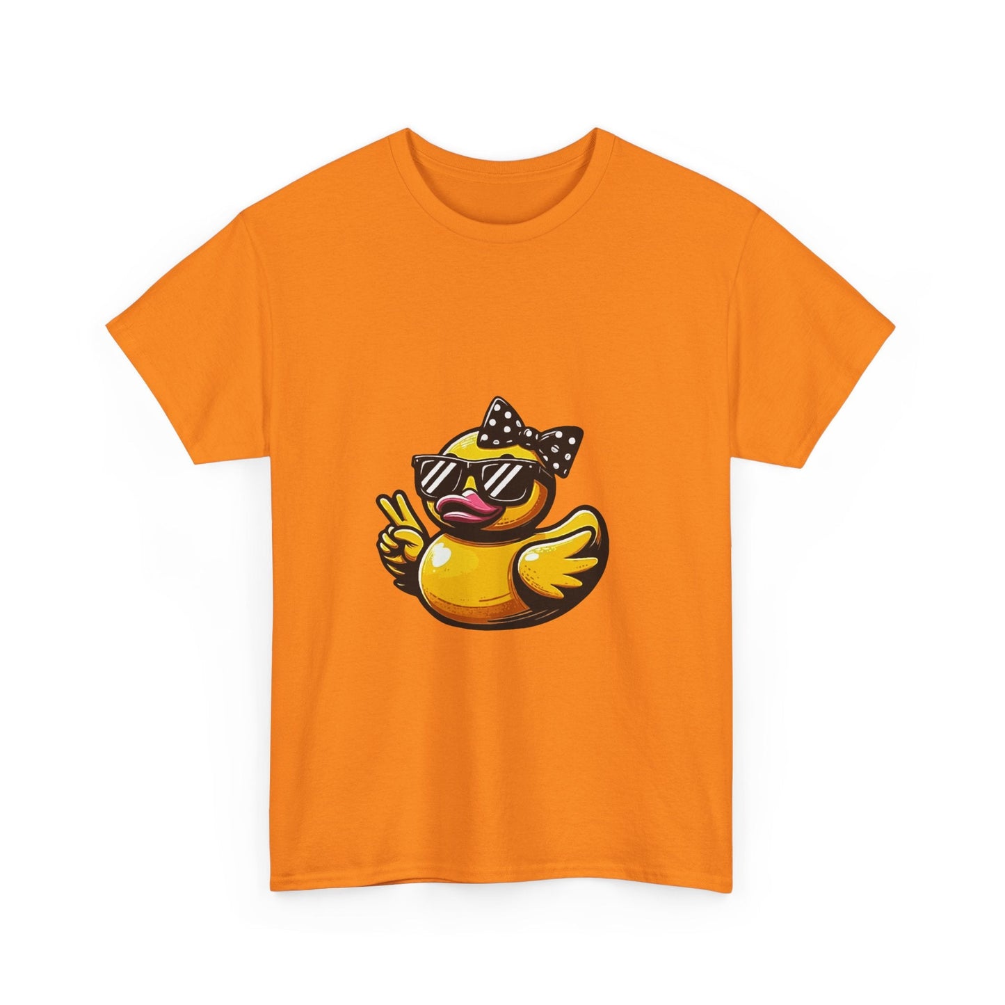 Chic Duck Unisex Heavy Cotton Tee - Fun Retro Graphic Shirt