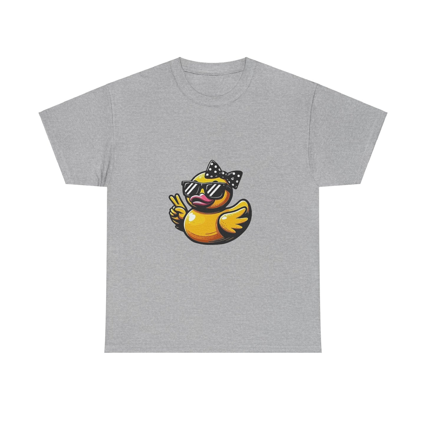 Chic Duck Unisex Heavy Cotton Tee - Fun Retro Graphic Shirt