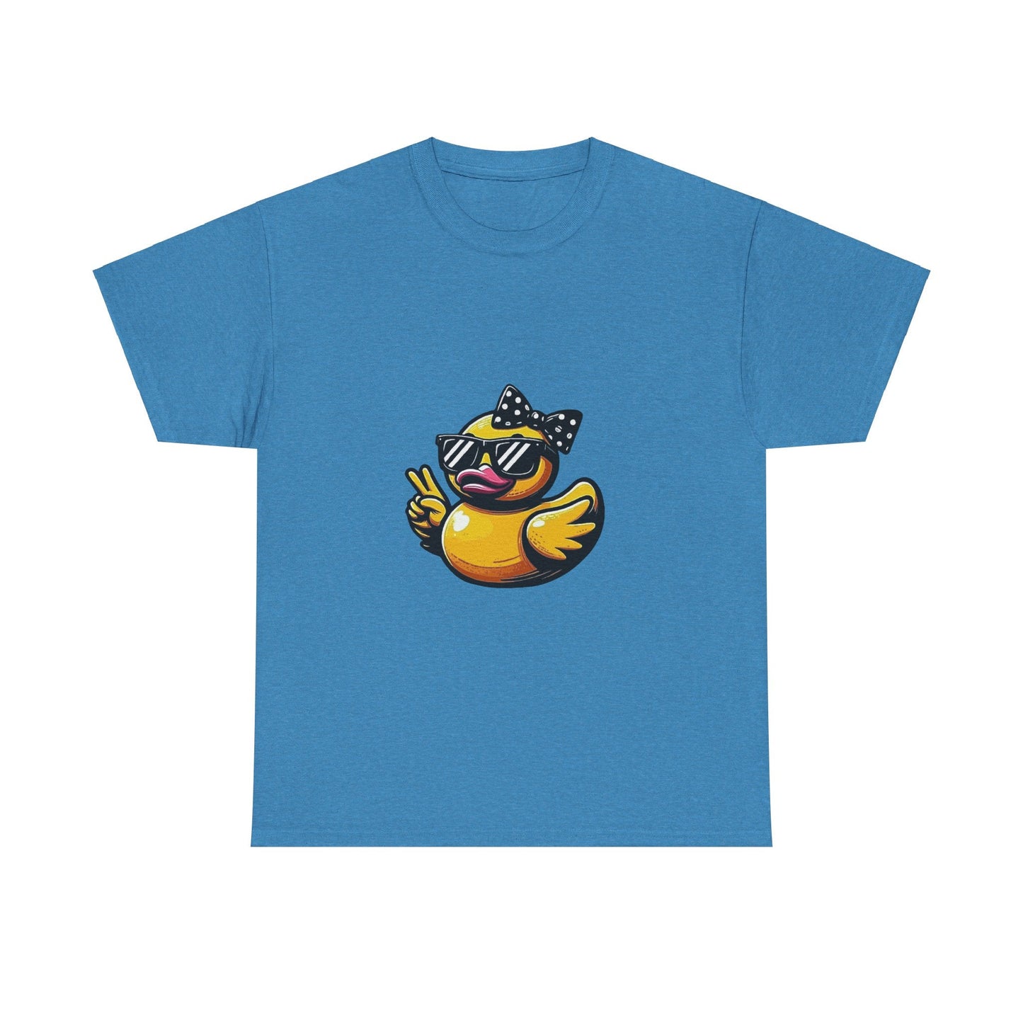 Chic Duck Unisex Heavy Cotton Tee - Fun Retro Graphic Shirt