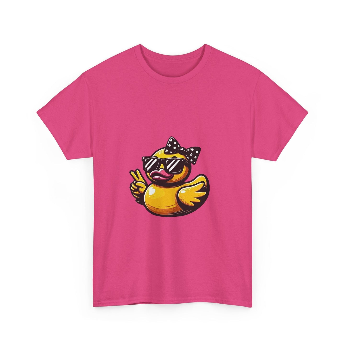 Chic Duck Unisex Heavy Cotton Tee - Fun Retro Graphic Shirt