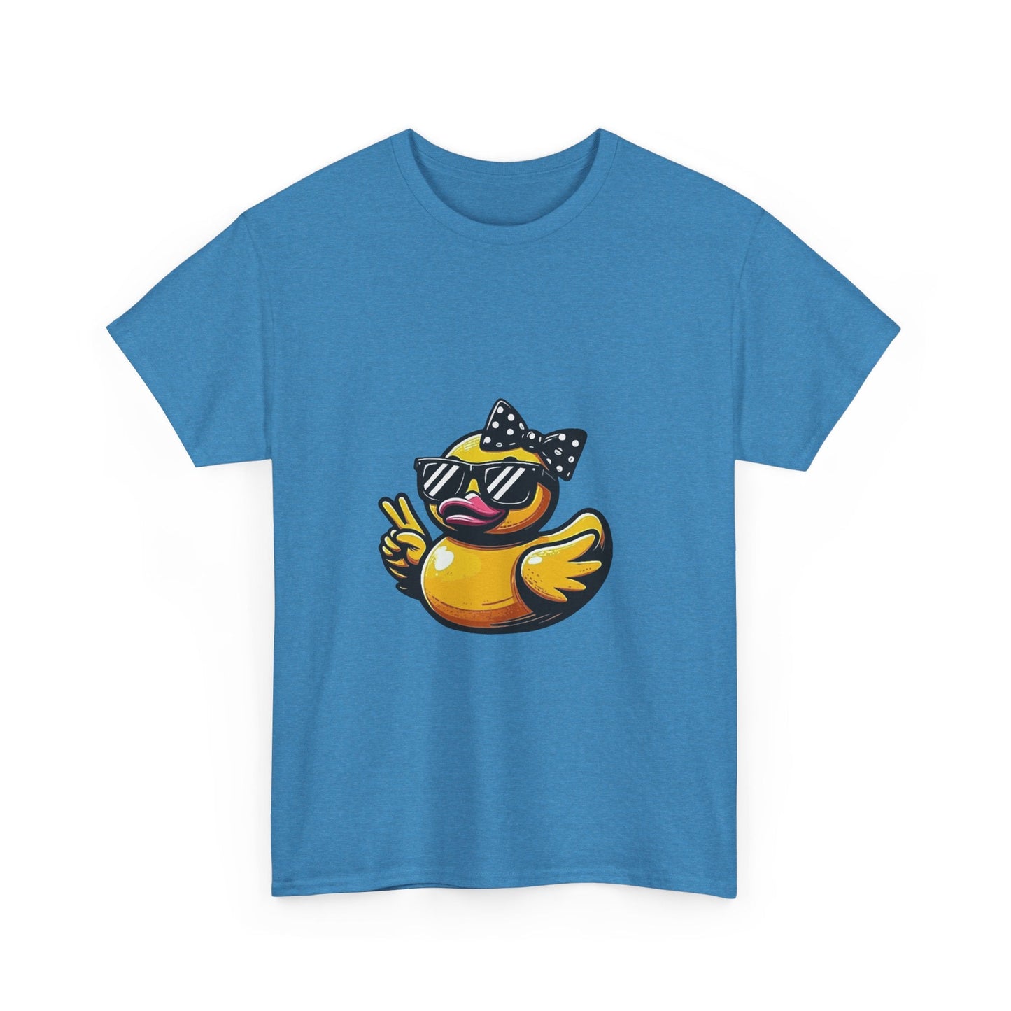 Chic Duck Unisex Heavy Cotton Tee - Fun Retro Graphic Shirt
