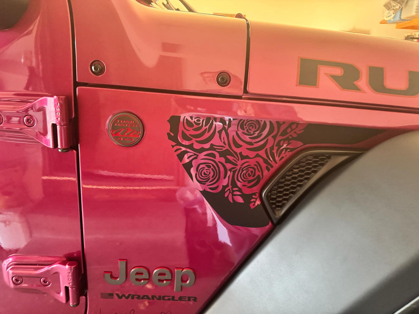 Custom jl rose vent decals