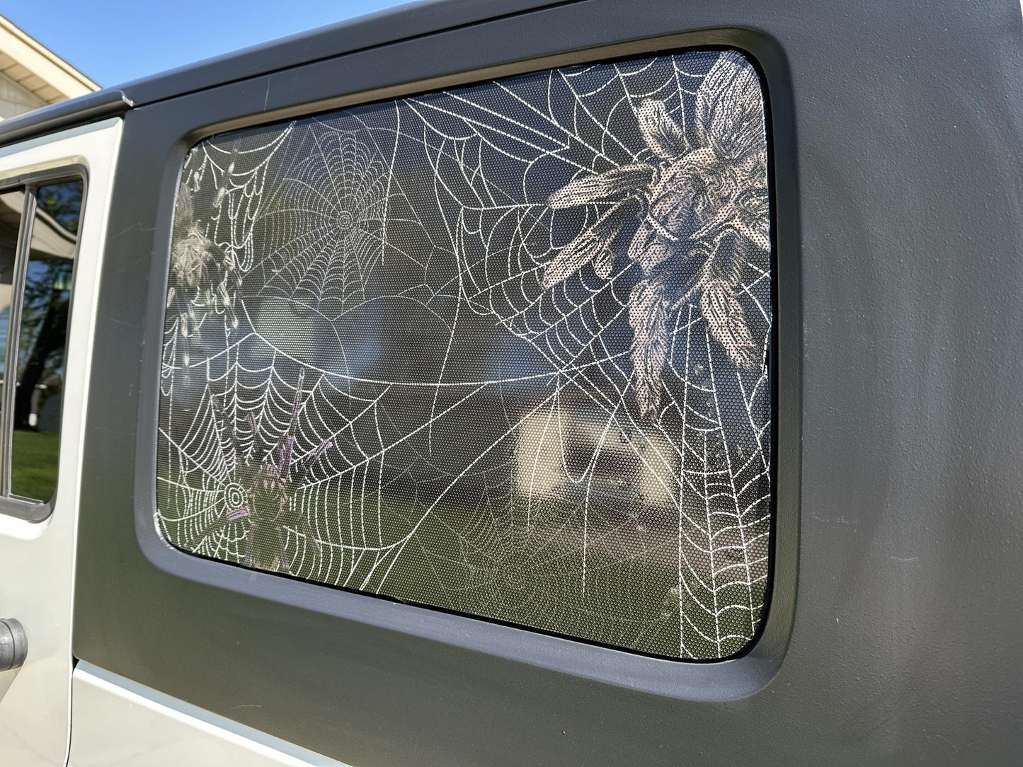 Custom Personalized Perforated See-Thru Window Decal Set