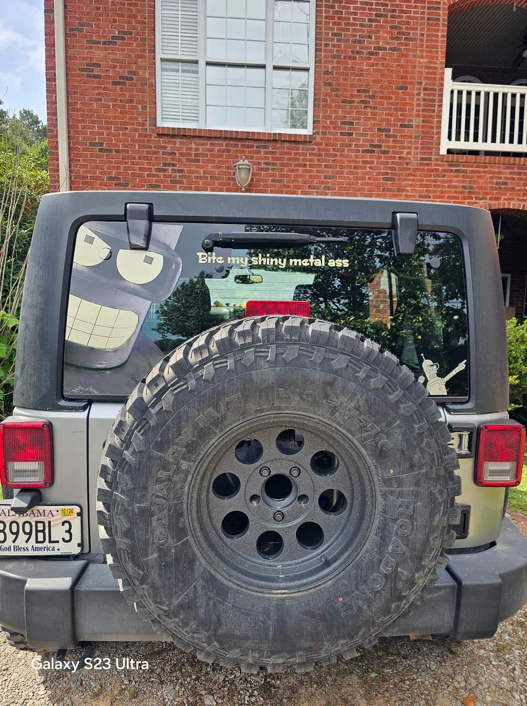 Custom Personalized Perforated See-Thru Window Decal Set