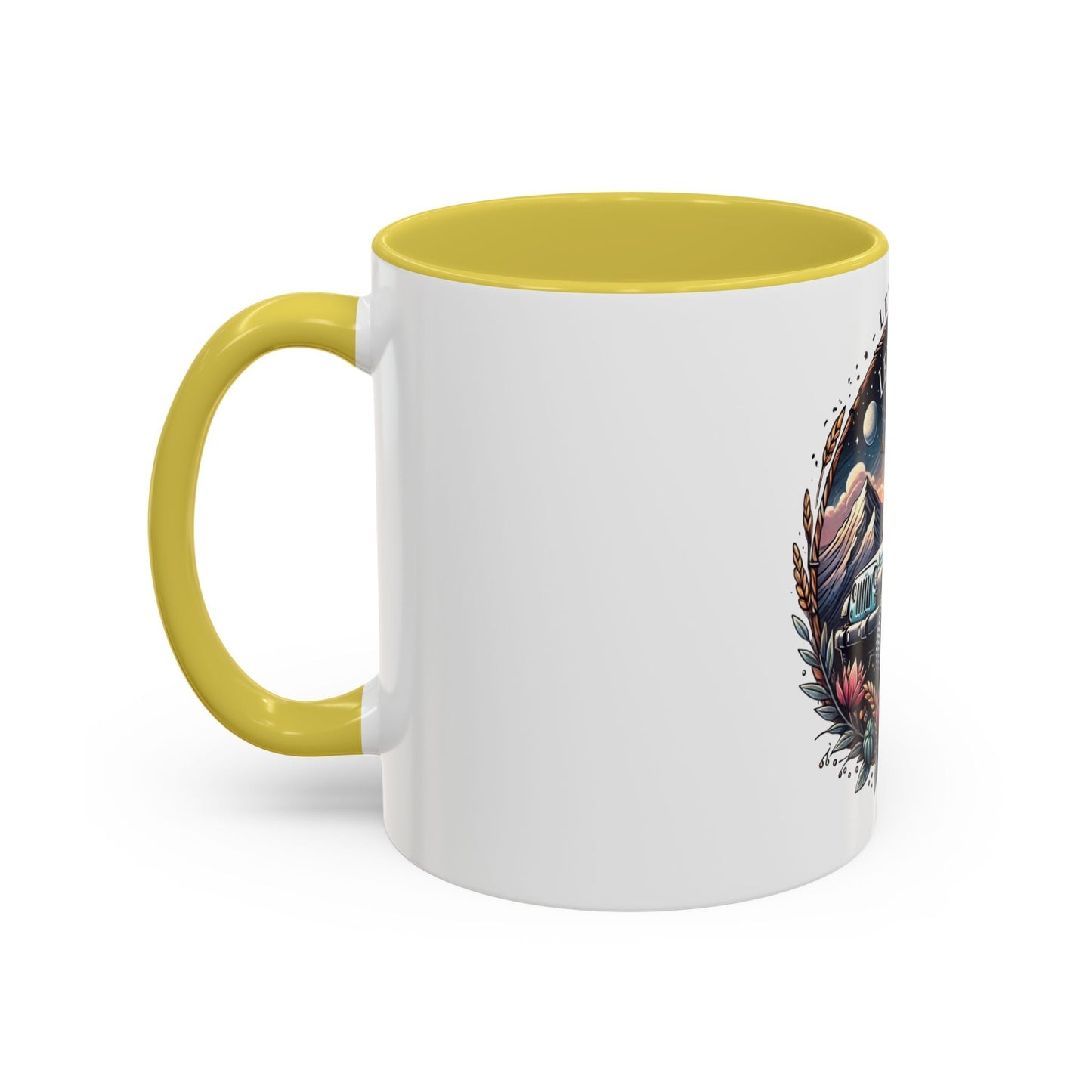 Let Them Explore Colorful Jeep Mug - 11oz & 15oz Travel Cups for Adventurers