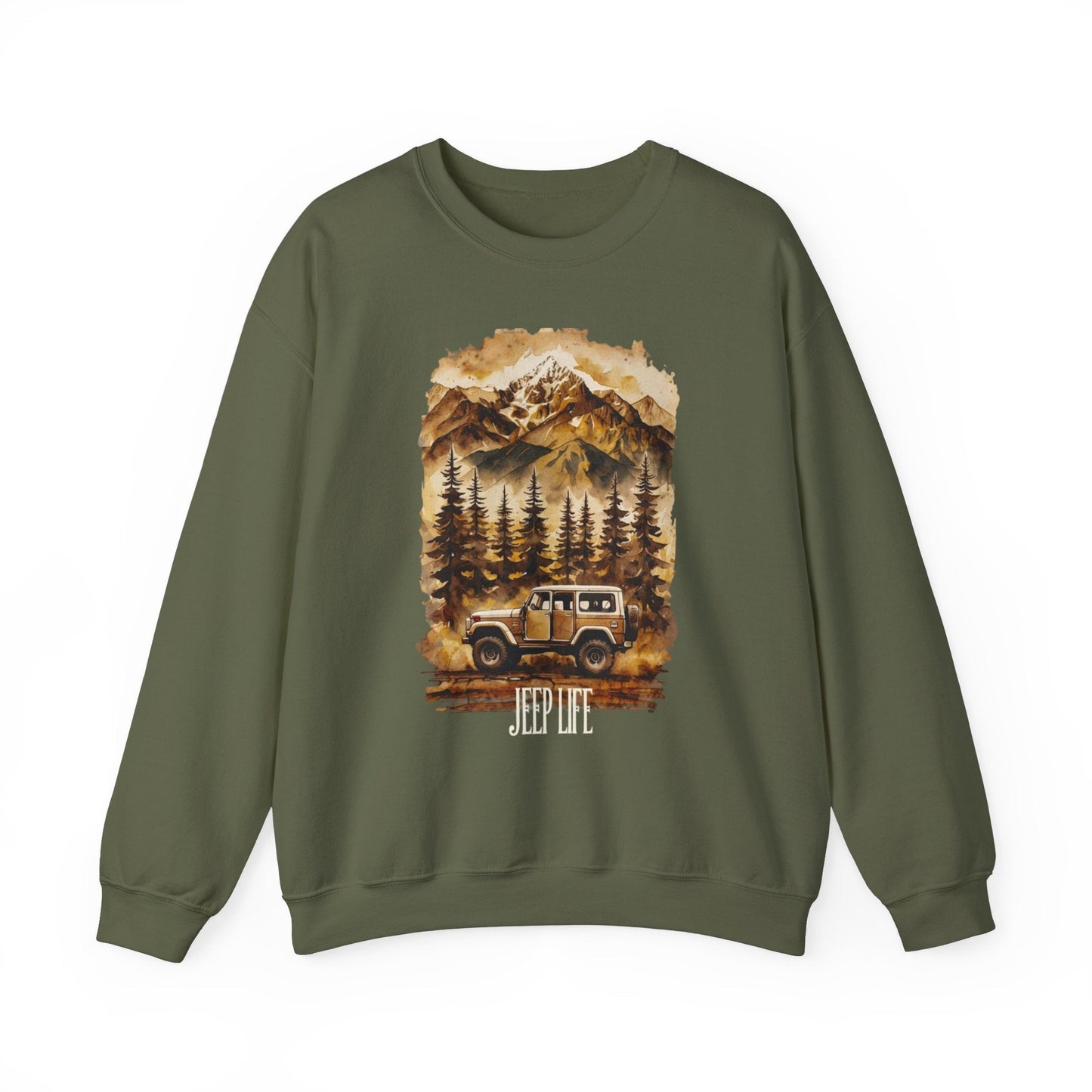 Nature-Inspired Unisex Heavy Blend™ Crewneck Sweatshirt - Perfect for Outdoor Lovers
