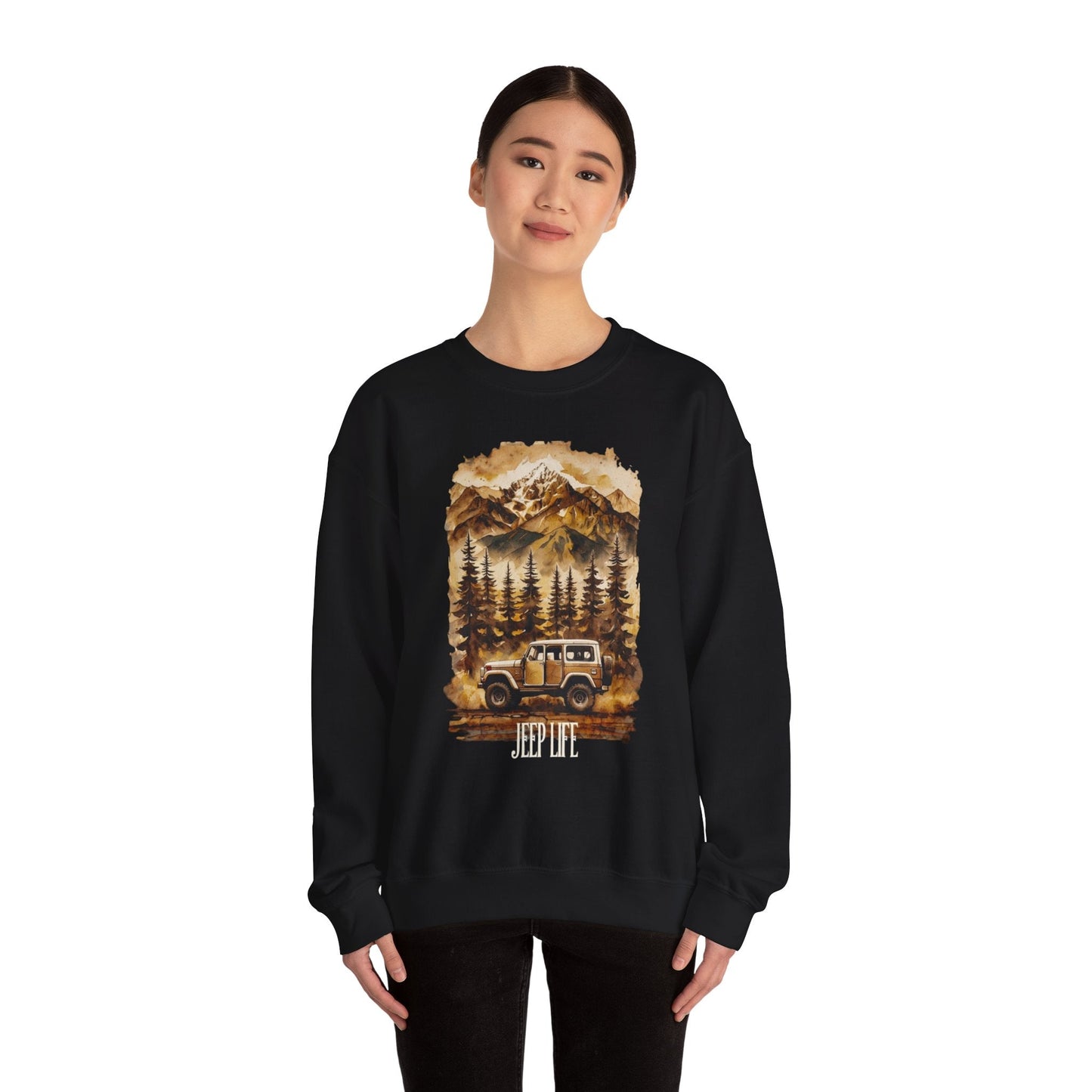 Nature-Inspired Unisex Heavy Blend™ Crewneck Sweatshirt - Perfect for Outdoor Lovers
