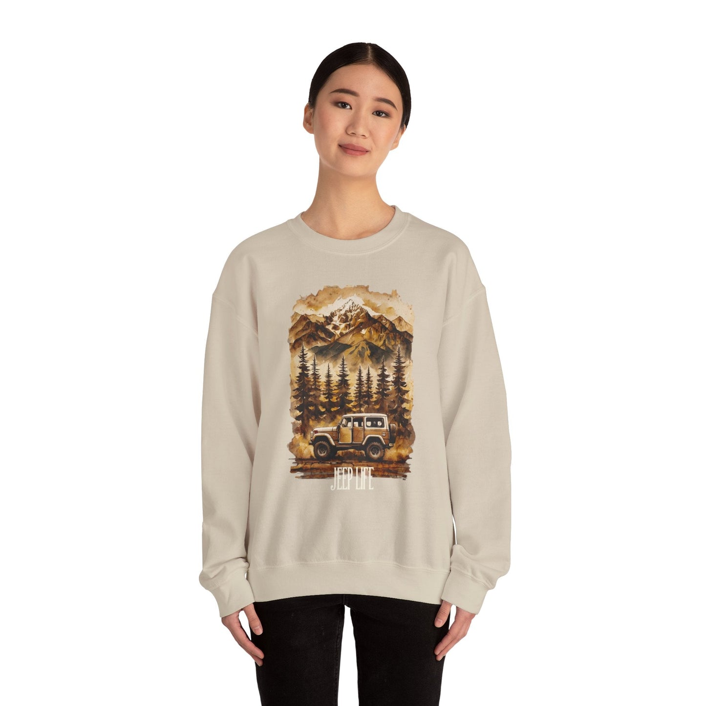 Nature-Inspired Unisex Heavy Blend™ Crewneck Sweatshirt - Perfect for Outdoor Lovers