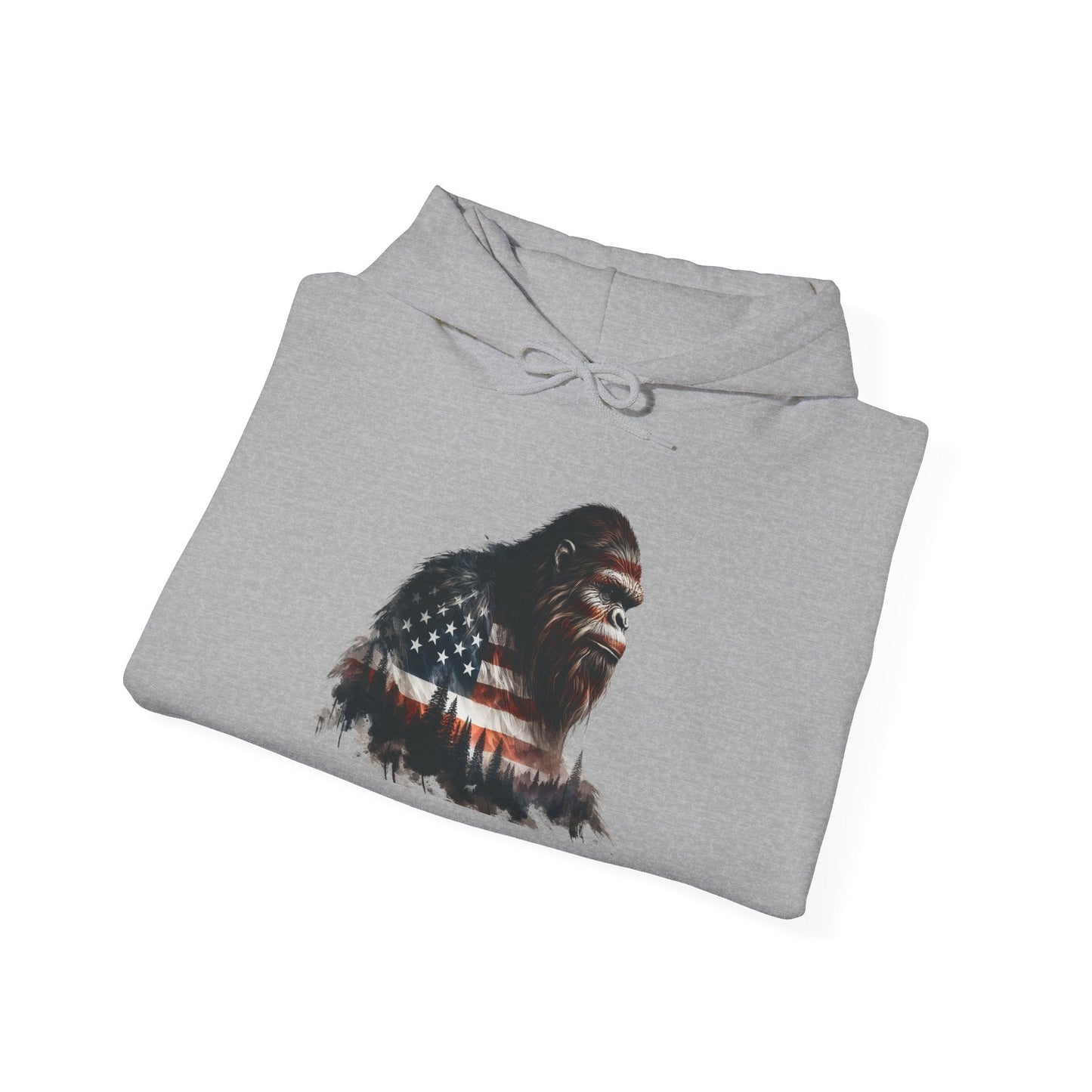 Patriotic Bigfoot Hoodie - Unisex Heavy Blend™ Sweatshirt