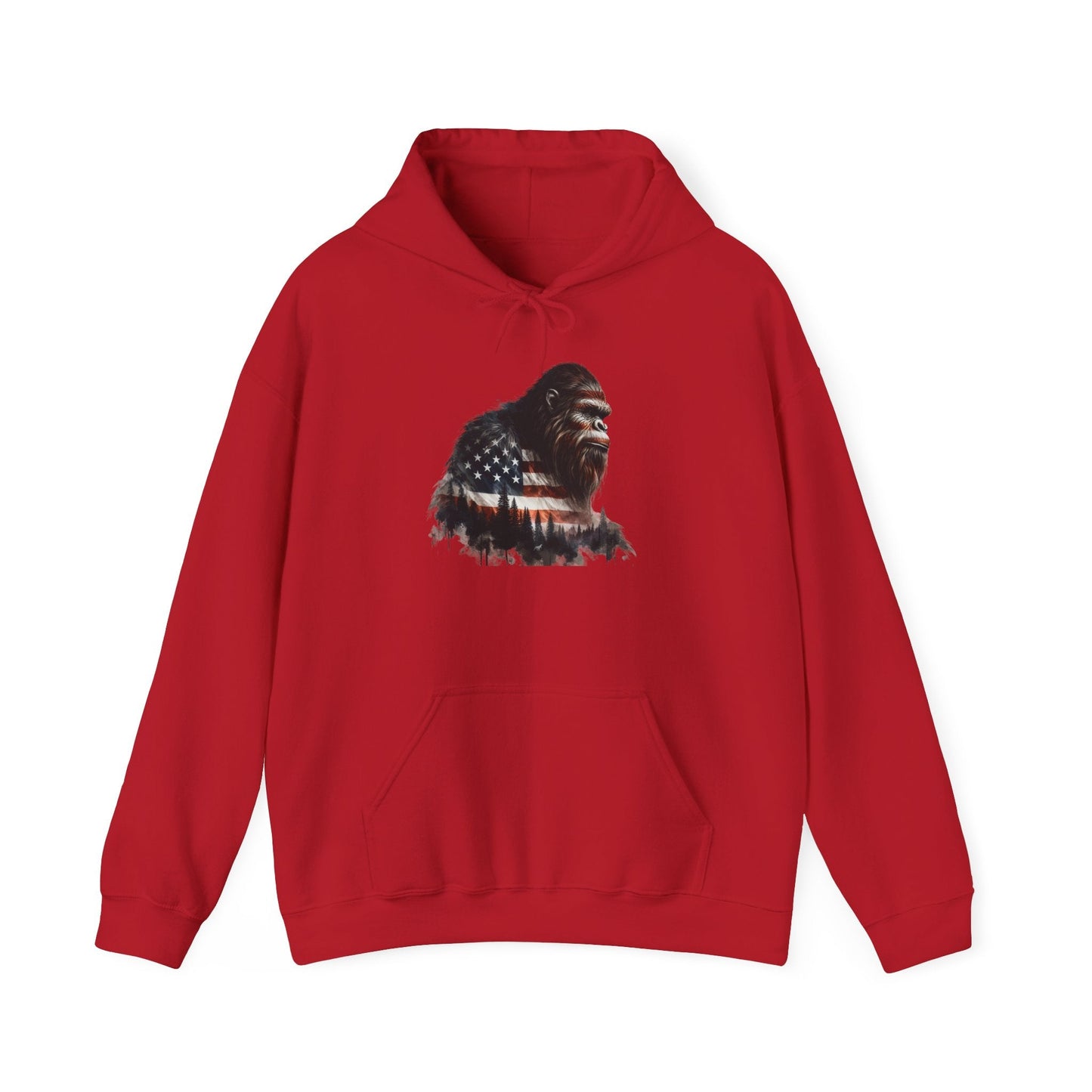 Patriotic Bigfoot Hoodie - Unisex Heavy Blend™ Sweatshirt