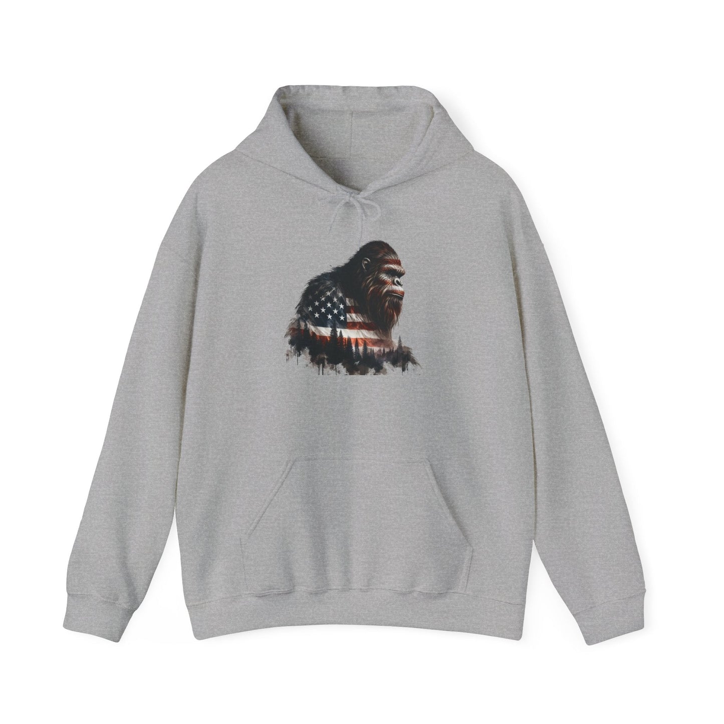 Patriotic Bigfoot Hoodie - Unisex Heavy Blend™ Sweatshirt