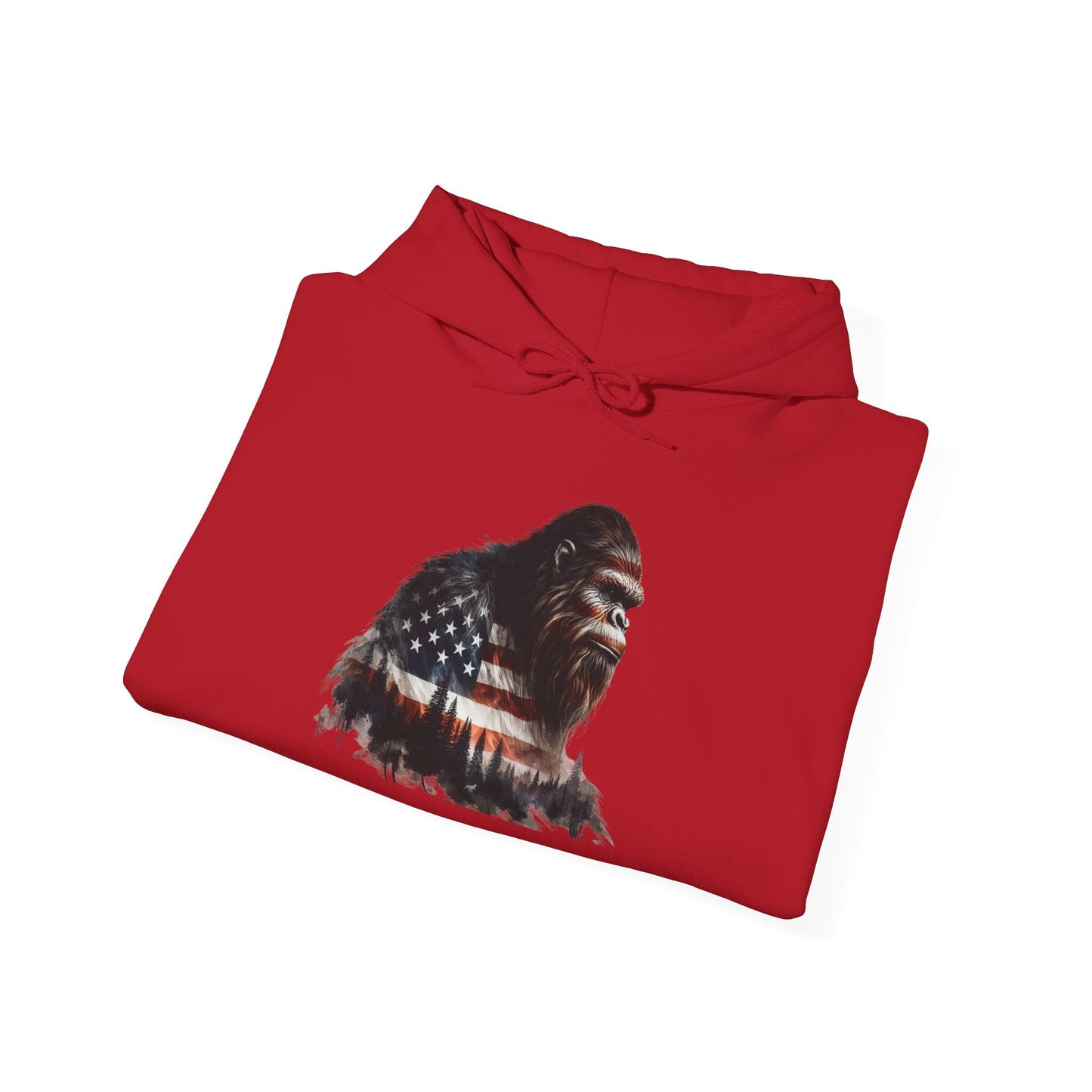 Patriotic Bigfoot Hoodie - Unisex Heavy Blend™ Sweatshirt