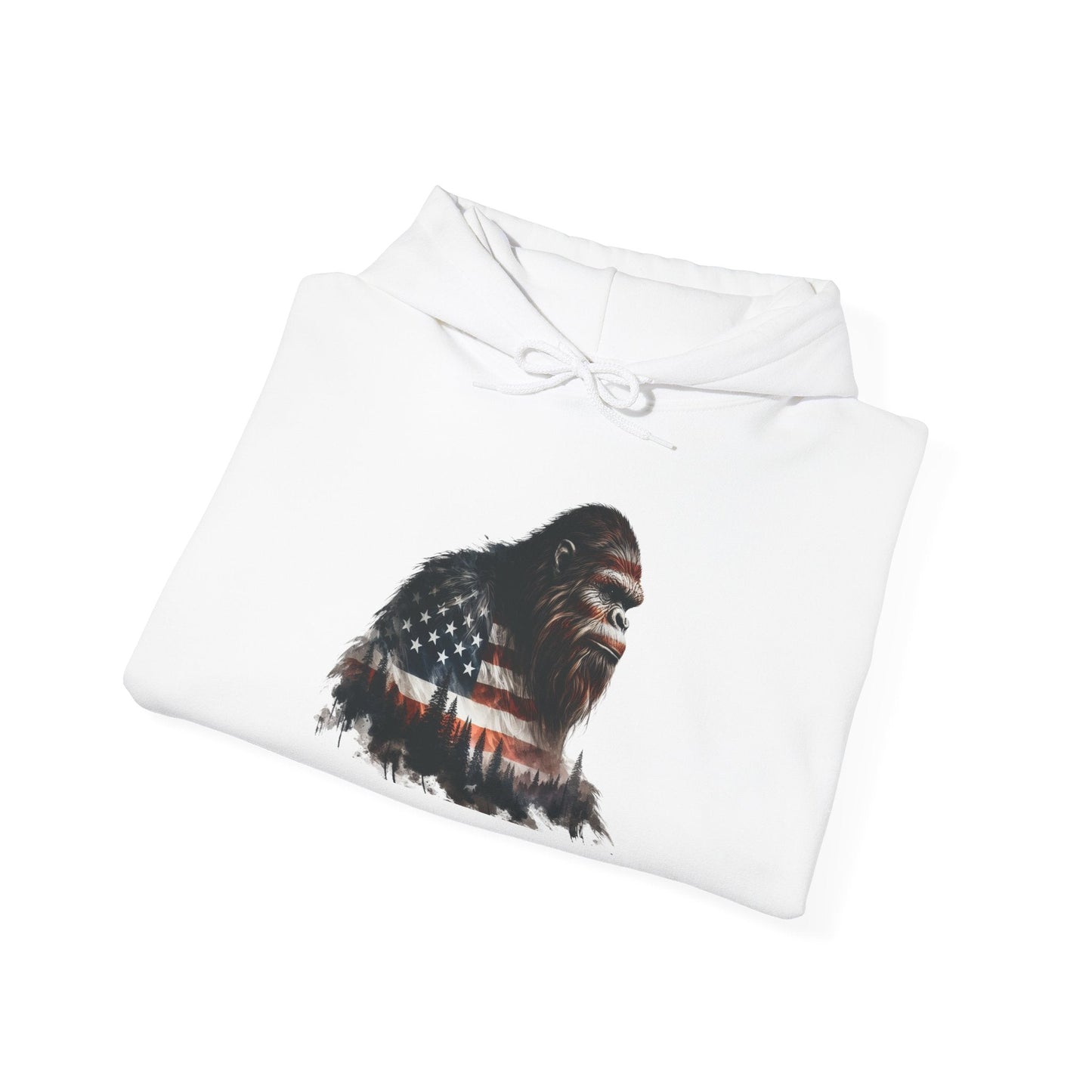 Patriotic Bigfoot Hoodie - Unisex Heavy Blend™ Sweatshirt