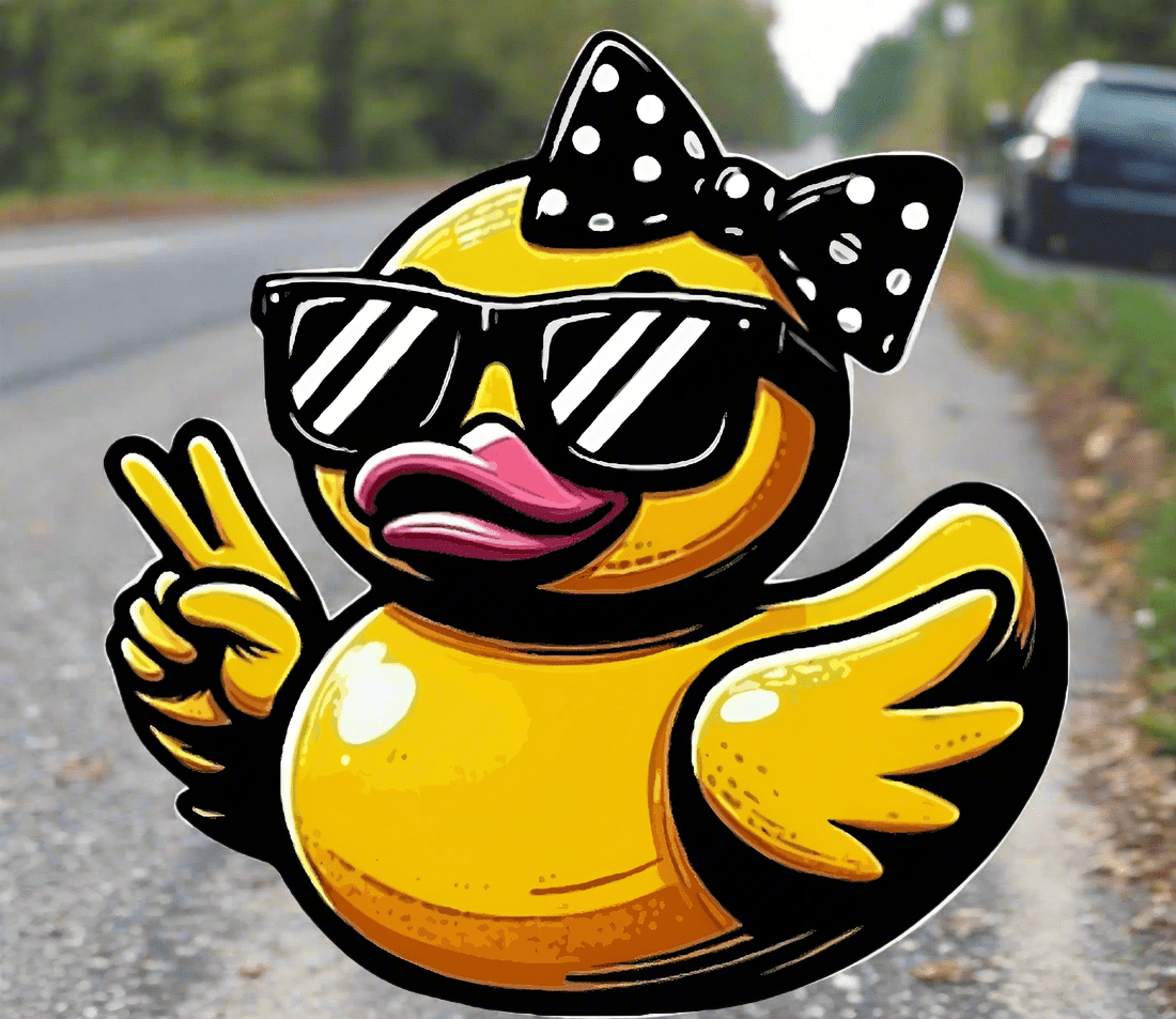 Printed jeep wave duck