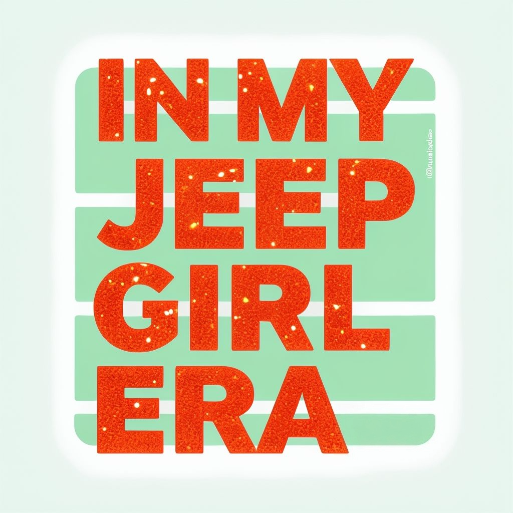 In my jeep girl era