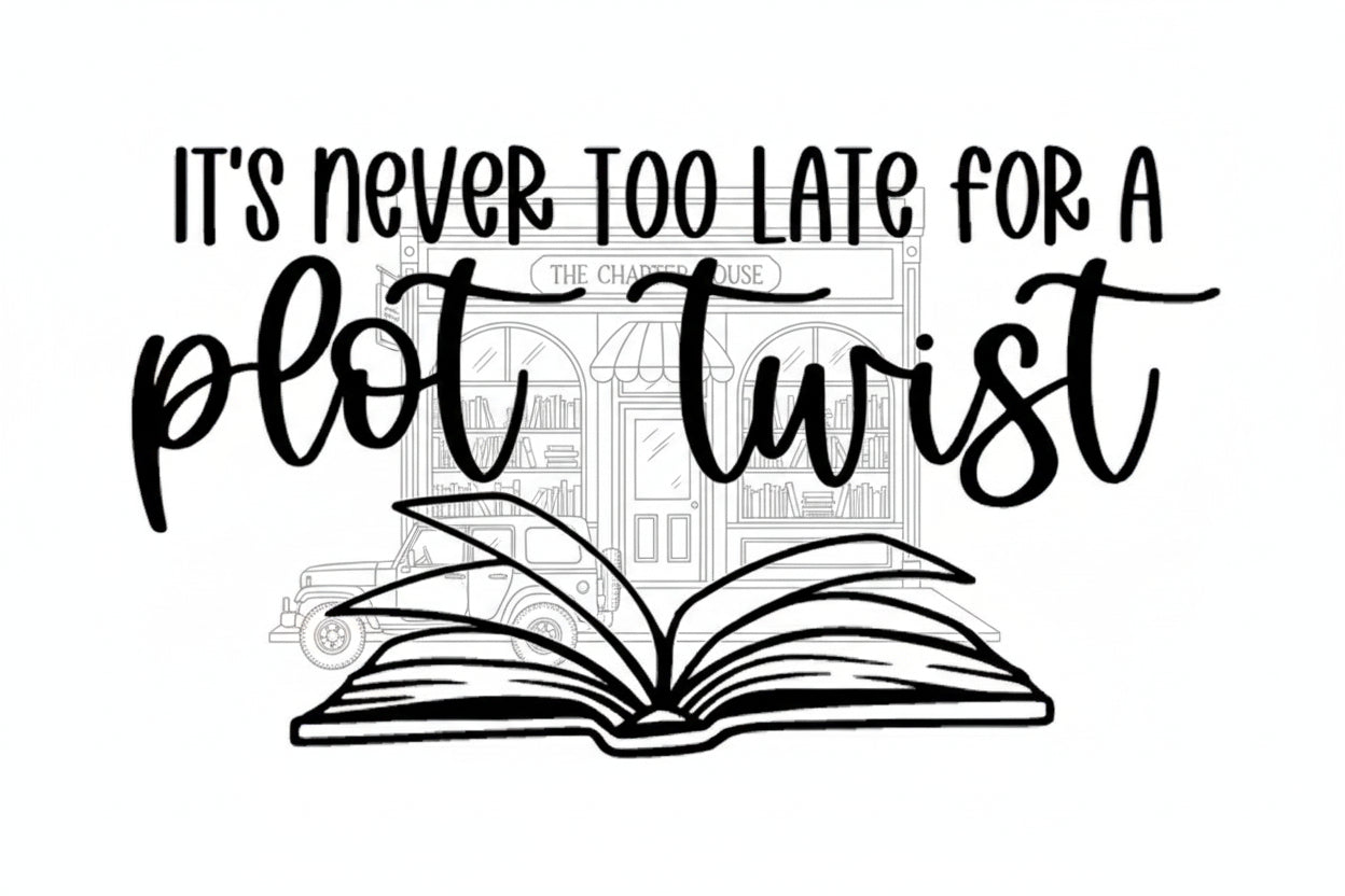 Plot Twist decal 6x3