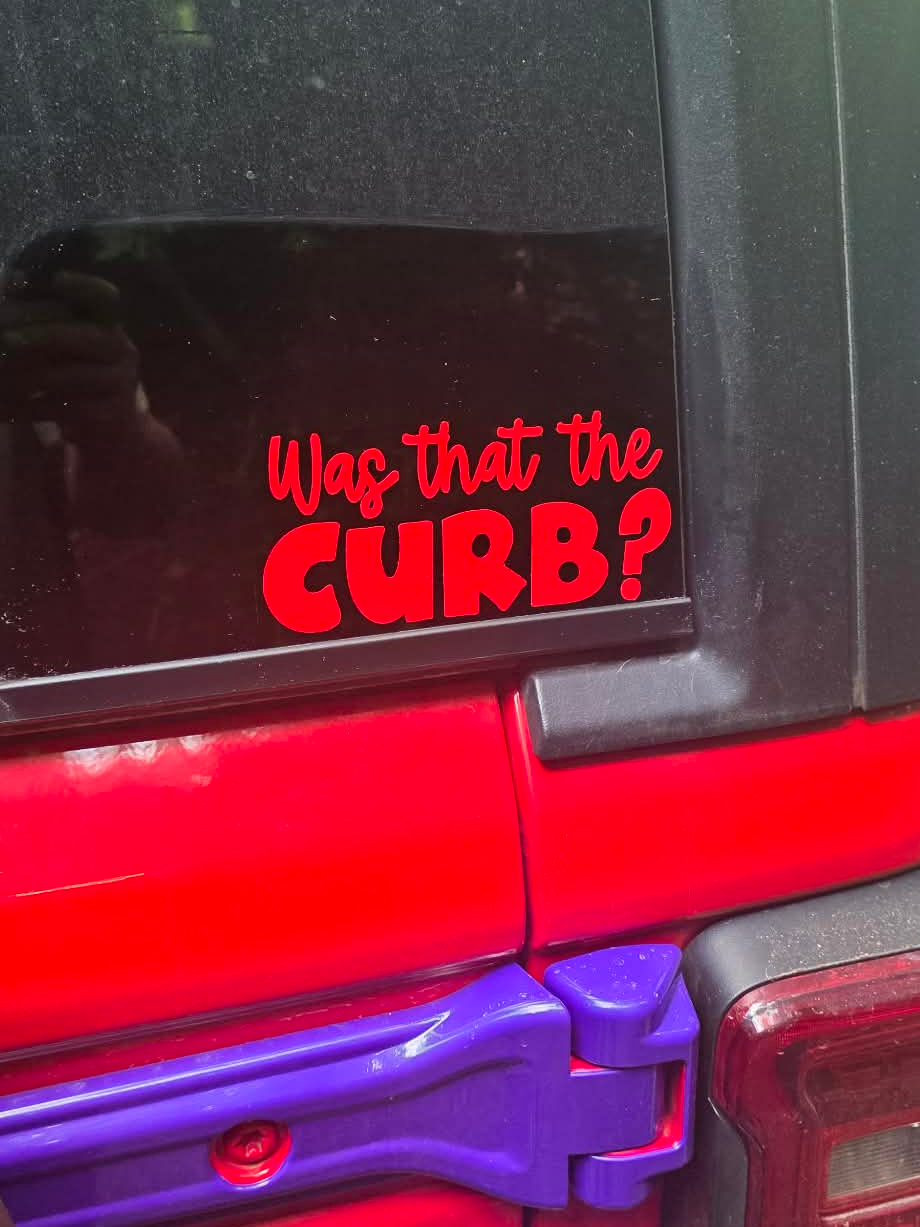 Was that the Curb? Decal