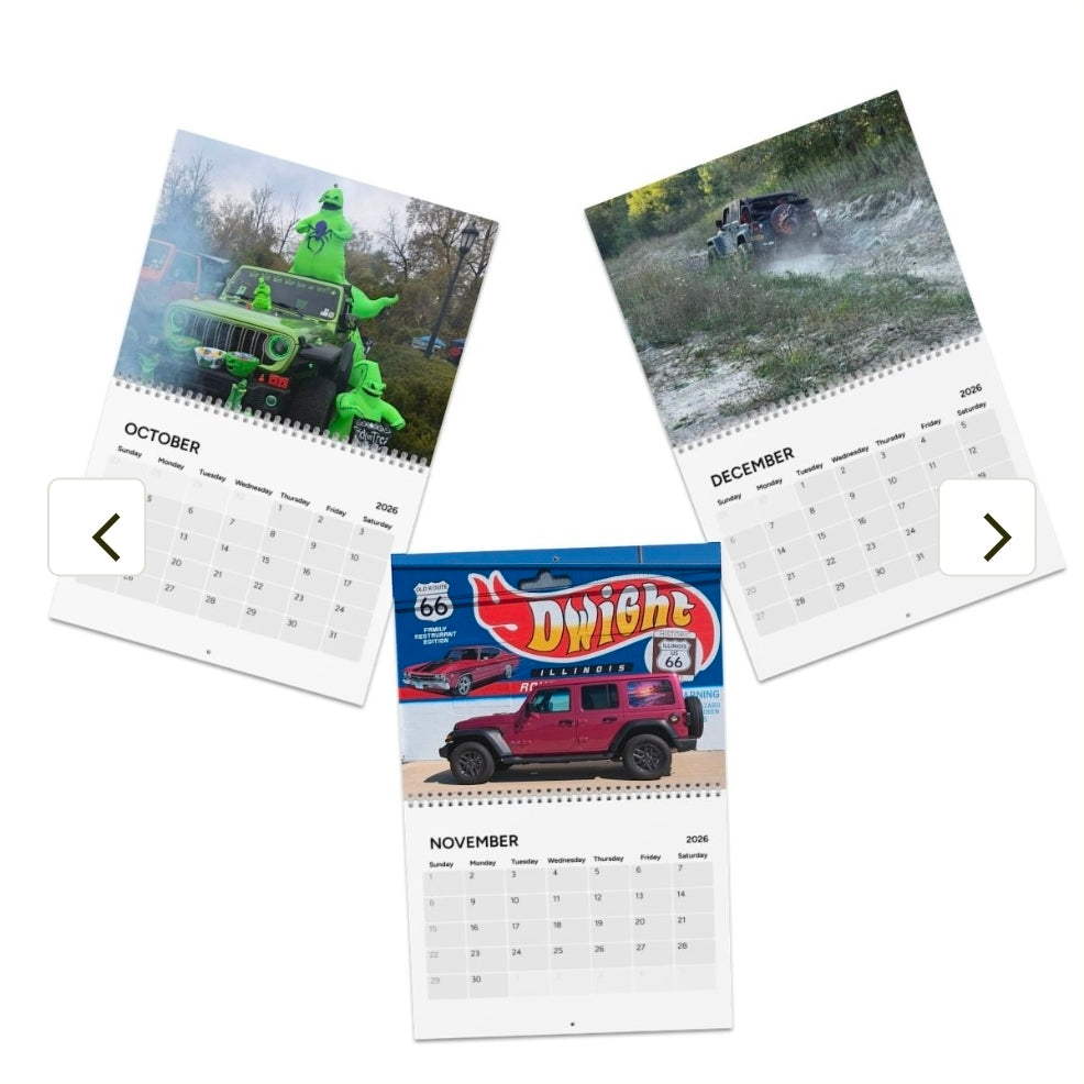 Decals Calendar 2026 Farrar Design