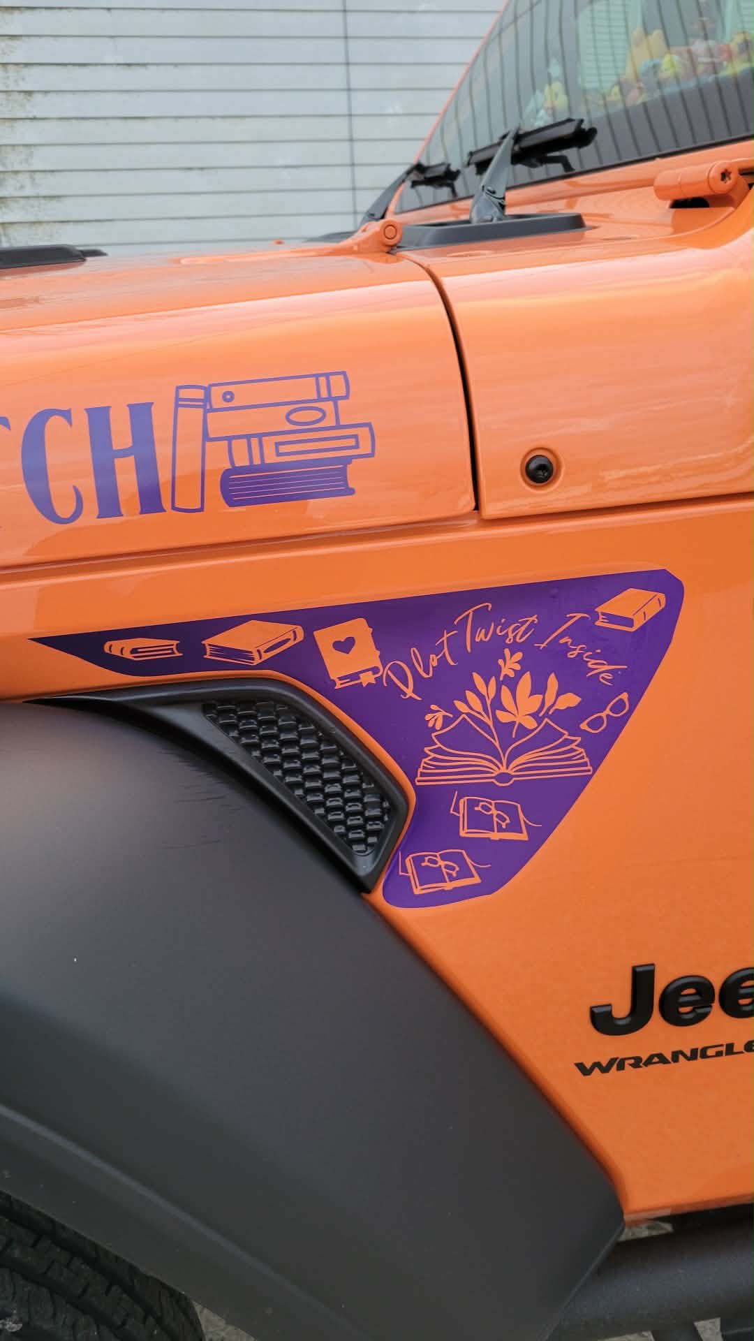 Custom Jl fenders vent decals