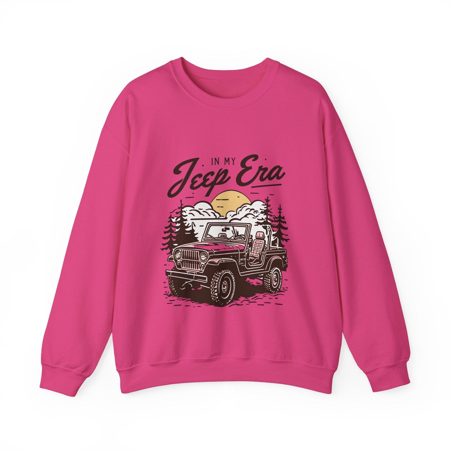 Unisex Era Graphic Crewneck Sweatshirt - Adventure Awaits!