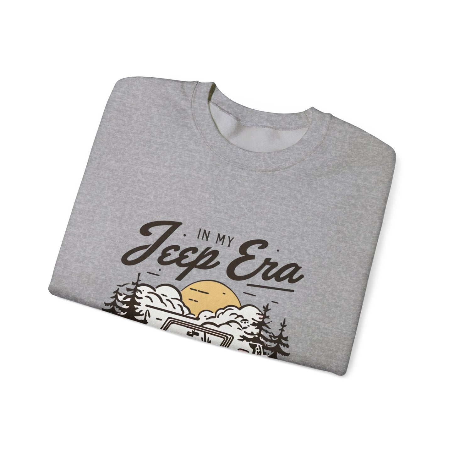 Unisex Era Graphic Crewneck Sweatshirt - Adventure Awaits!