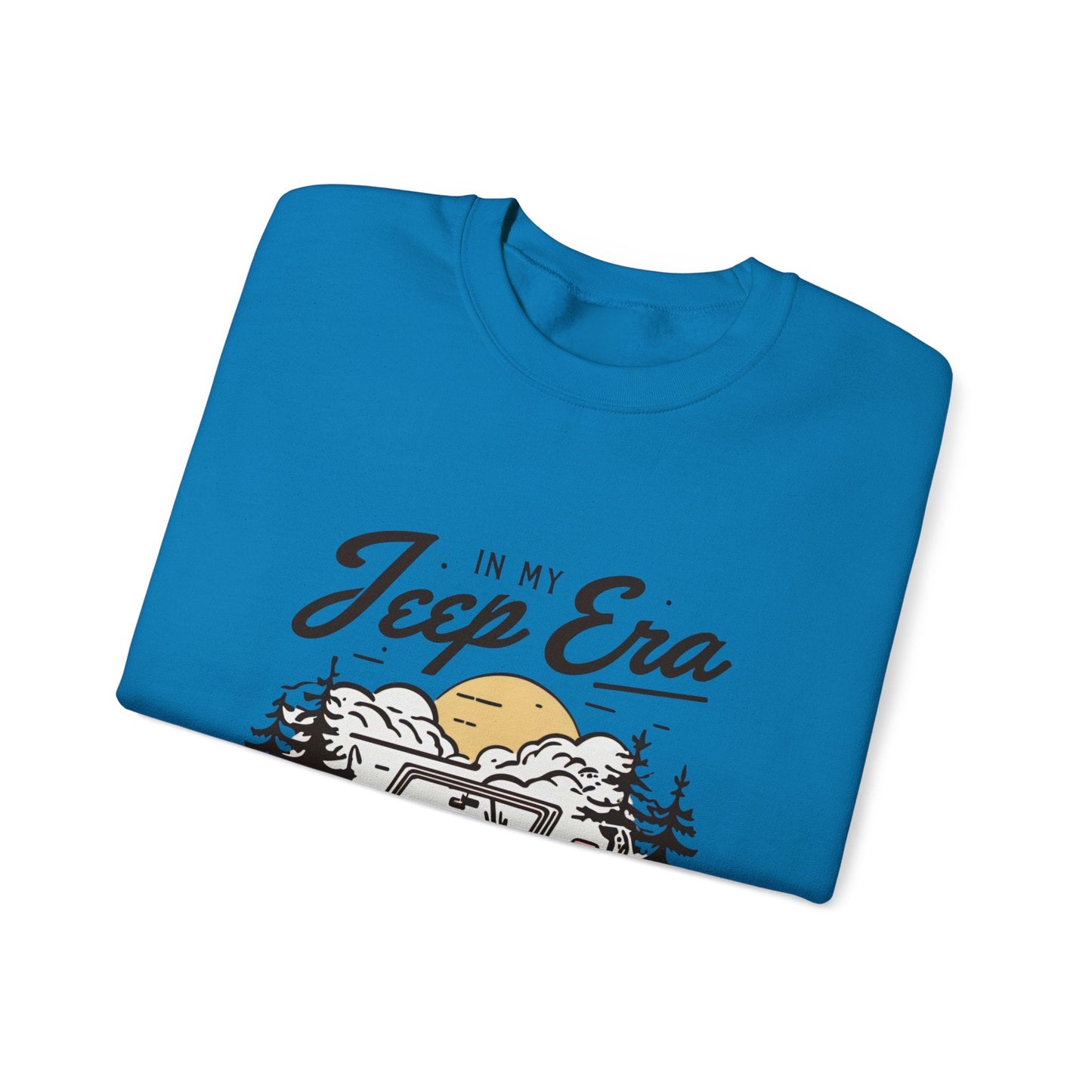 Unisex Era Graphic Crewneck Sweatshirt - Adventure Awaits!