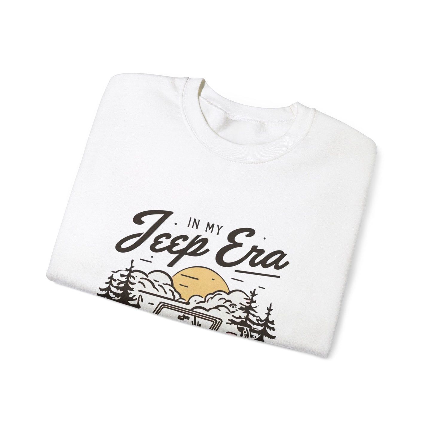 Unisex Era Graphic Crewneck Sweatshirt - Adventure Awaits!