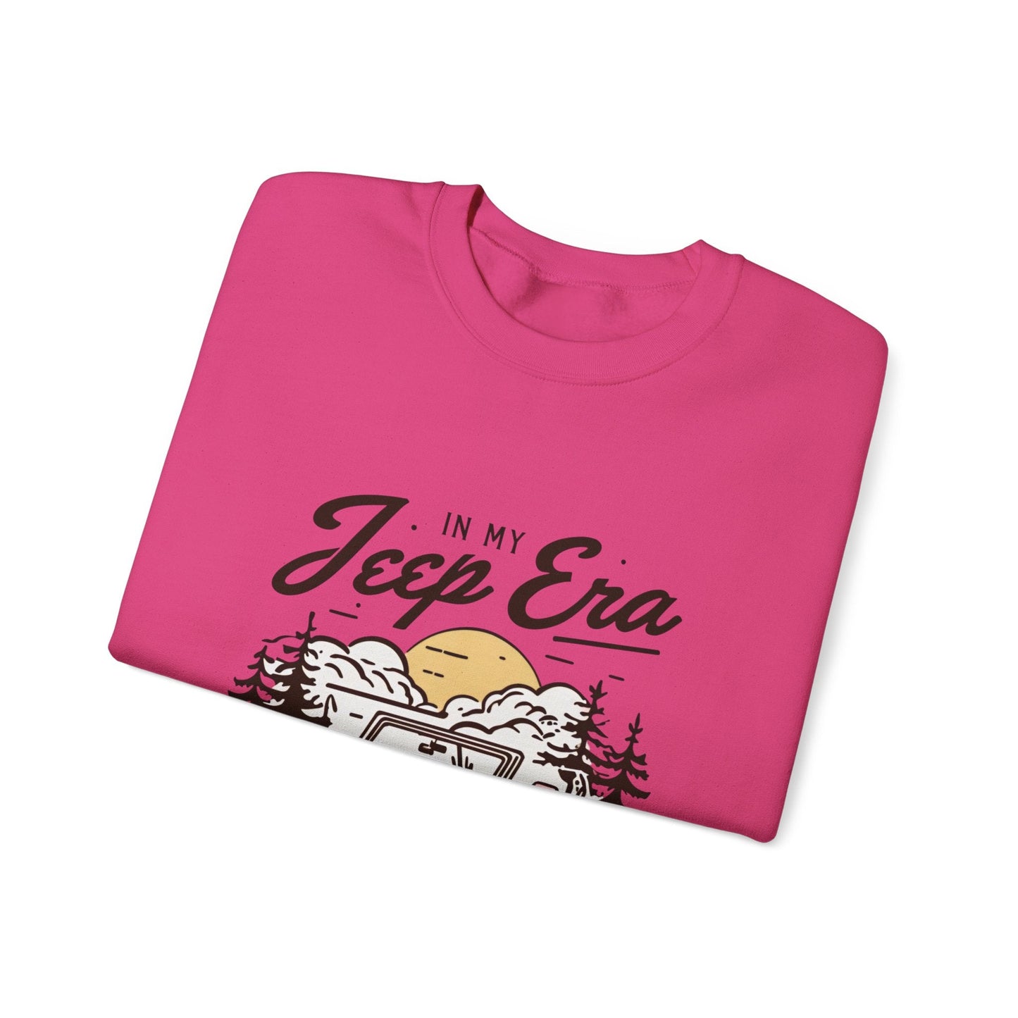 Unisex Era Graphic Crewneck Sweatshirt - Adventure Awaits!
