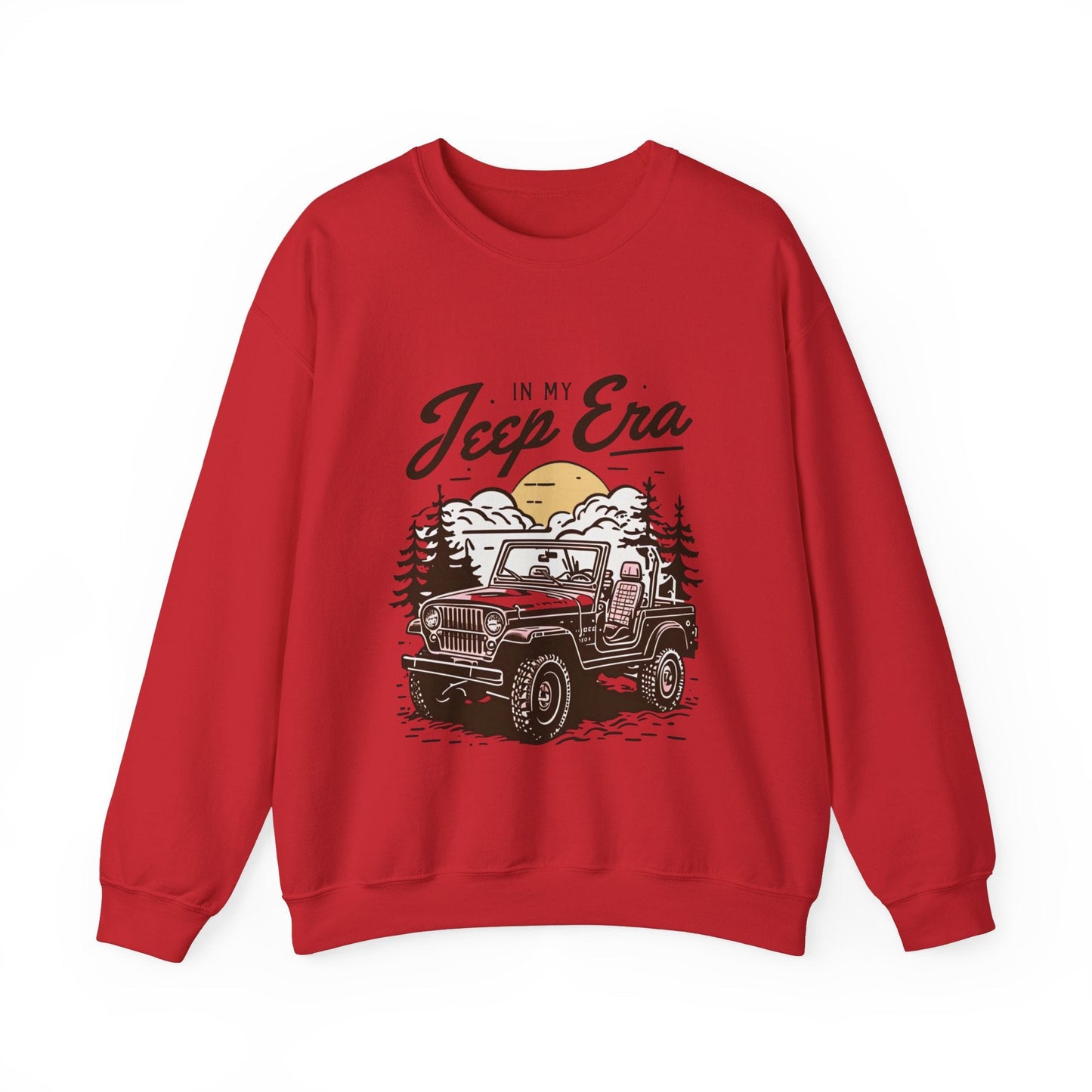 Unisex Era Graphic Crewneck Sweatshirt - Adventure Awaits!