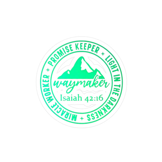 Isaiah 42:16  Kiss-Cut Vinyl Decals
