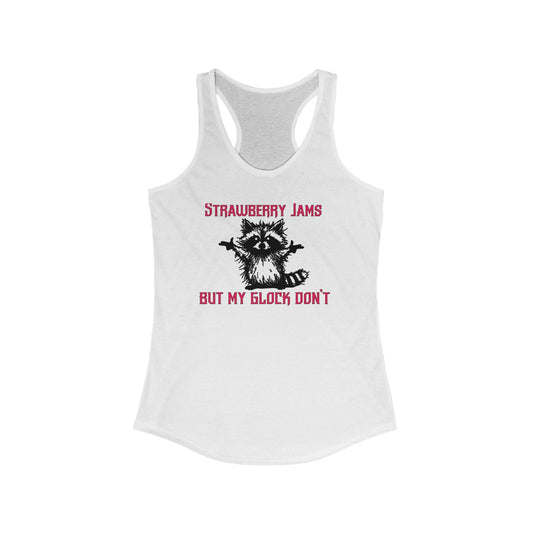 Racerback Tank - Strawberries Jams Glock Tank Top for Women