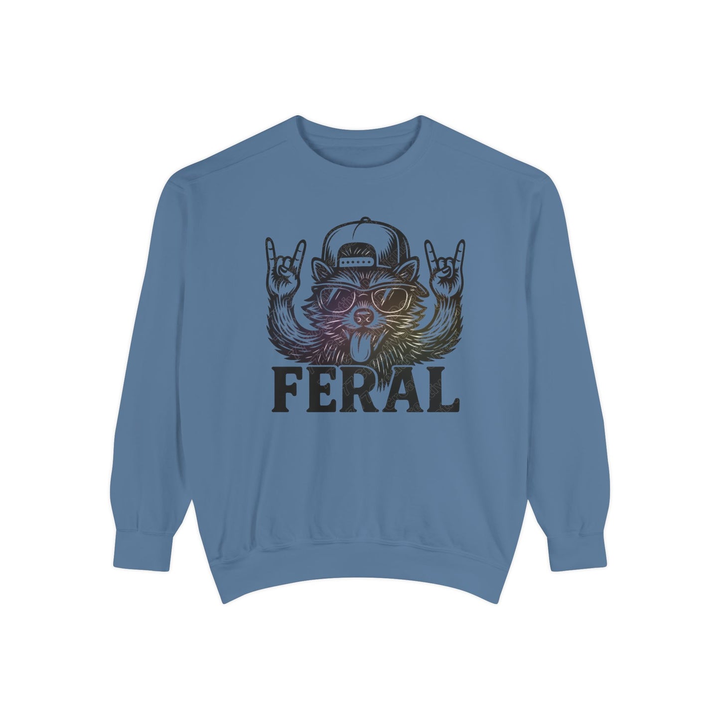 Raccoon Sweatshirt - Feral Raccoon Crewneck