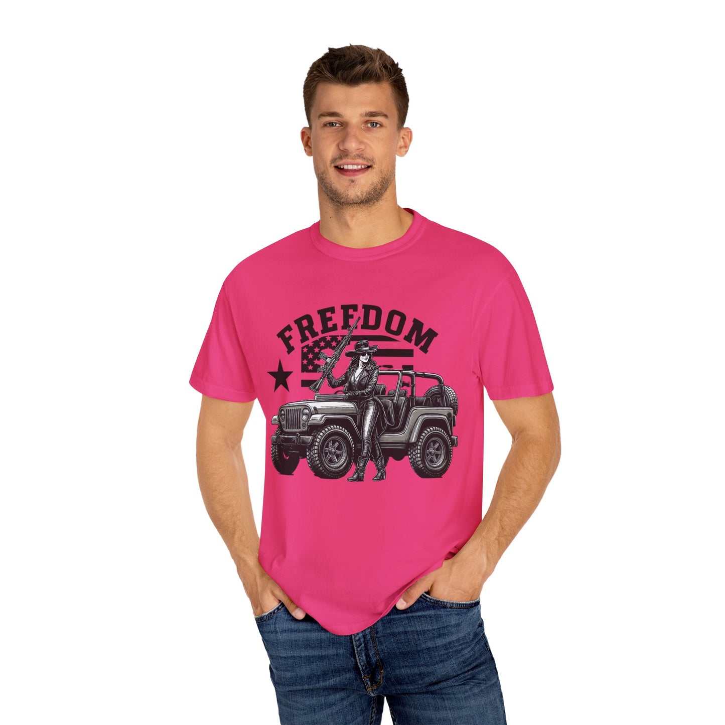 Garment-Dyed T-shirt - Freedom Offroad Tee