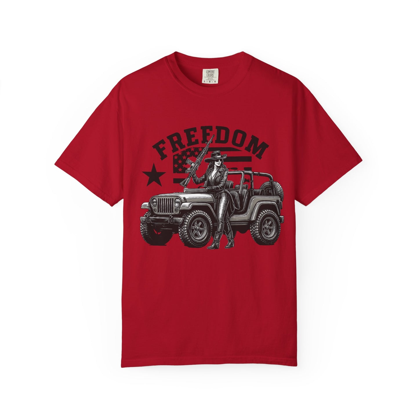 Garment-Dyed T-shirt - Freedom Offroad Tee