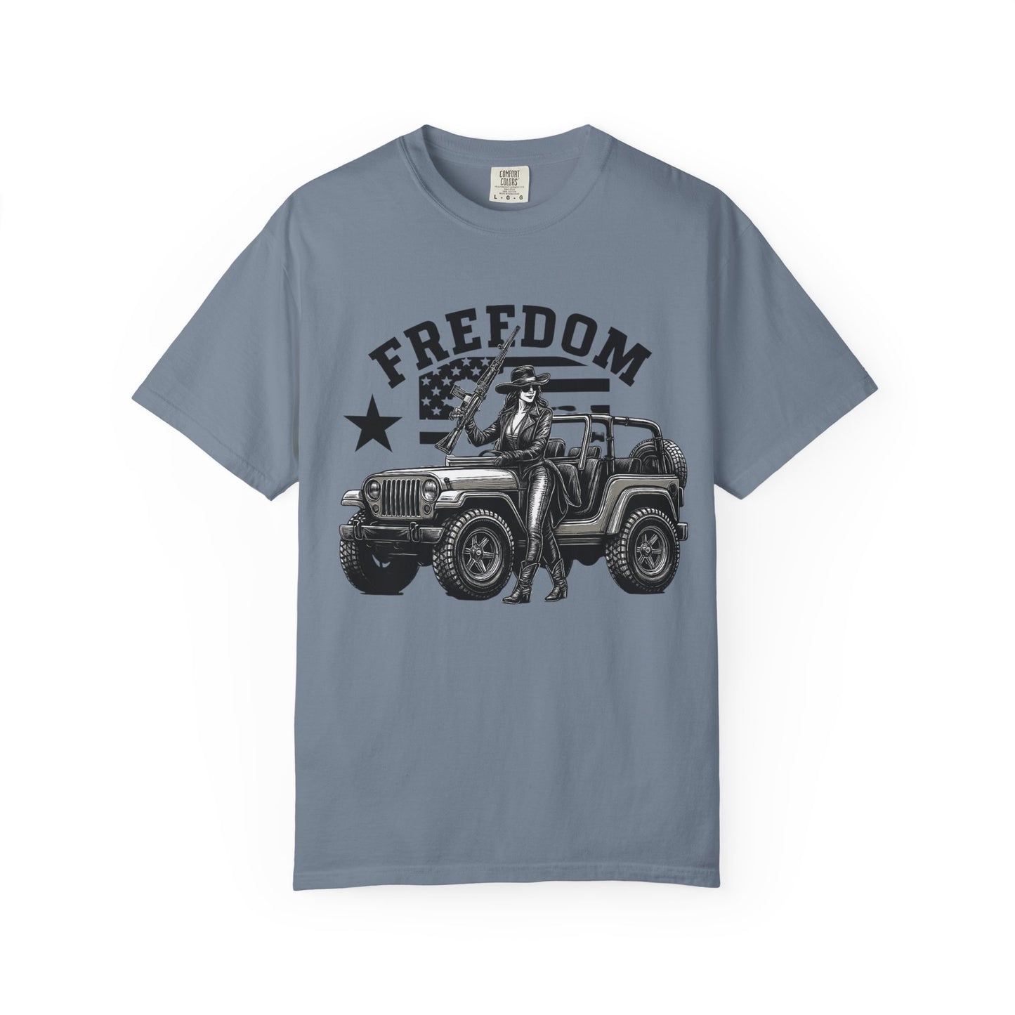 Garment-Dyed T-shirt - Freedom Offroad Tee