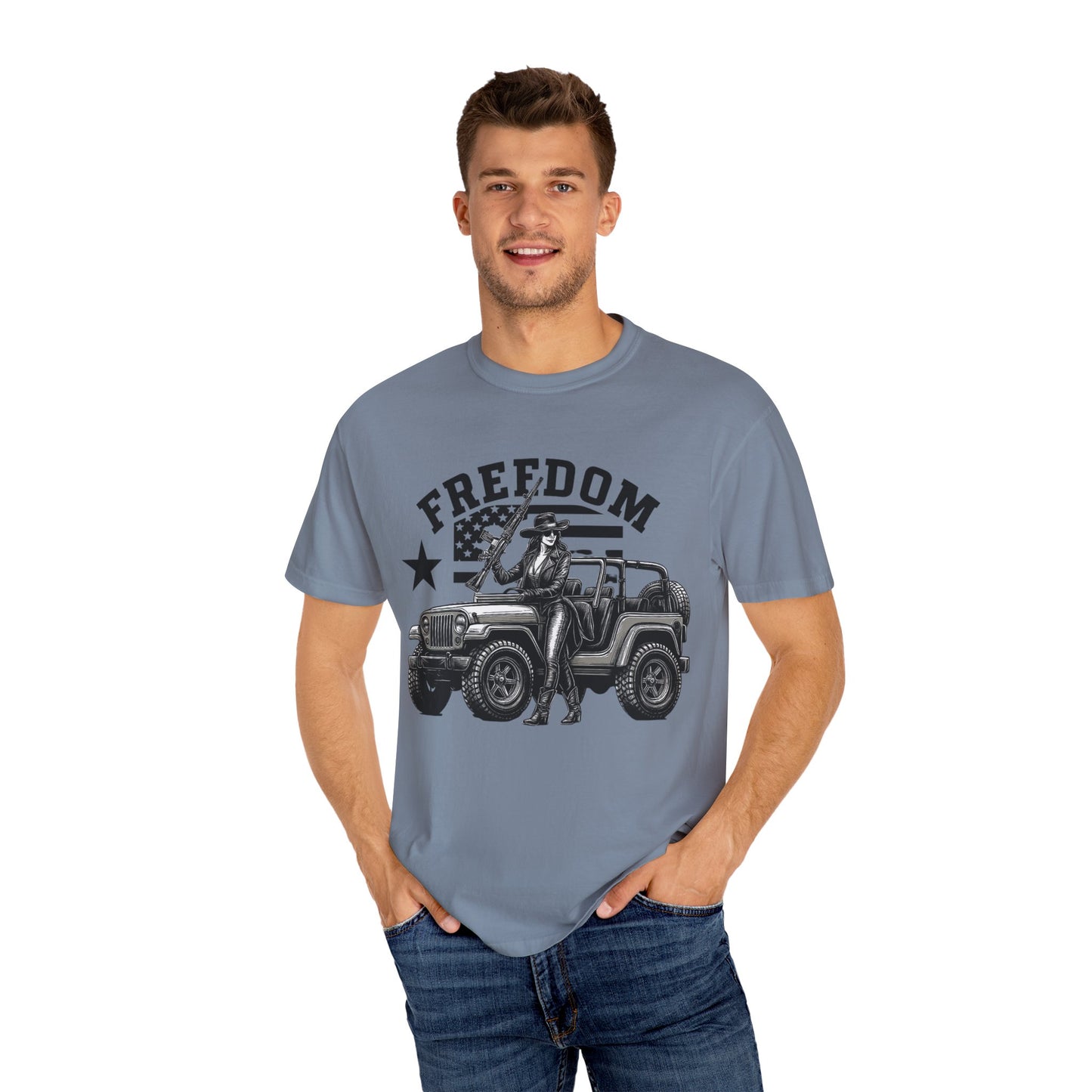 Garment-Dyed T-shirt - Freedom Offroad Tee
