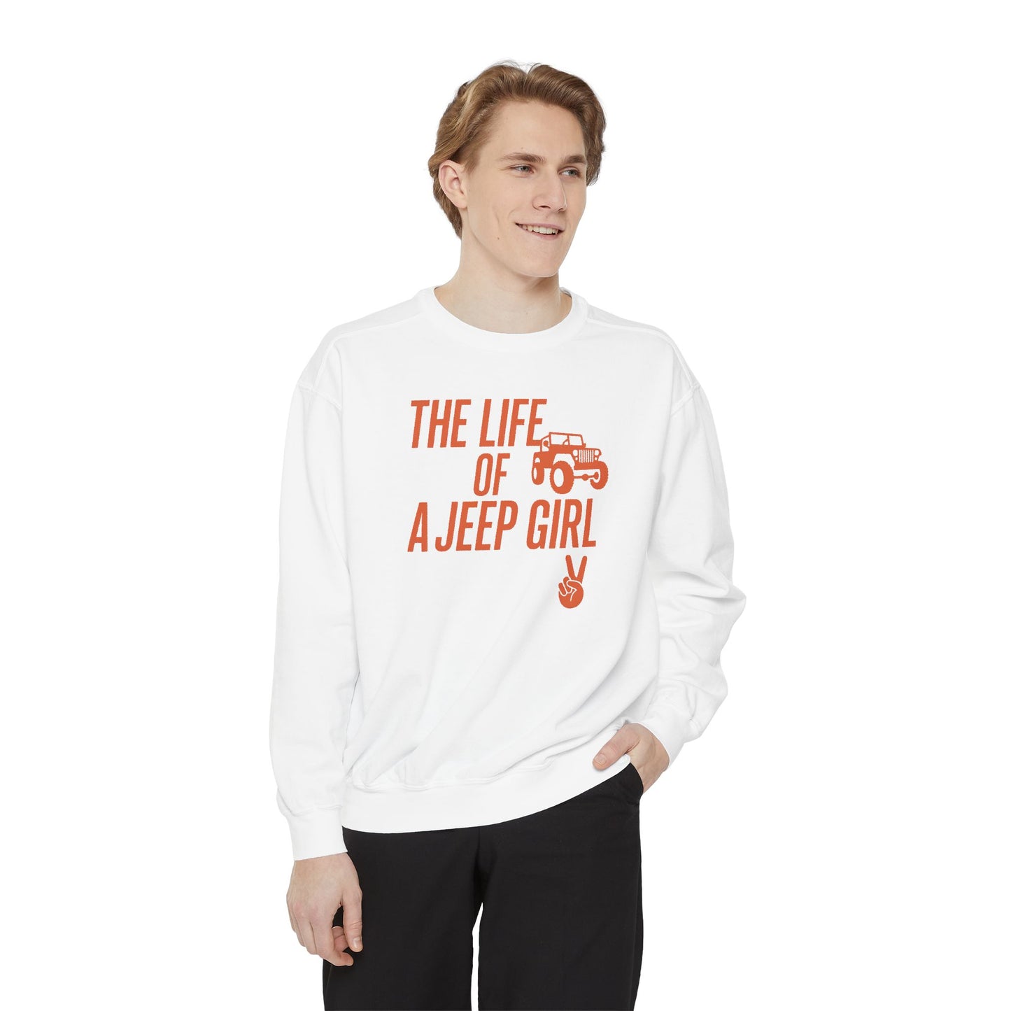 Jeep Girl Crewneck Sweatshirt