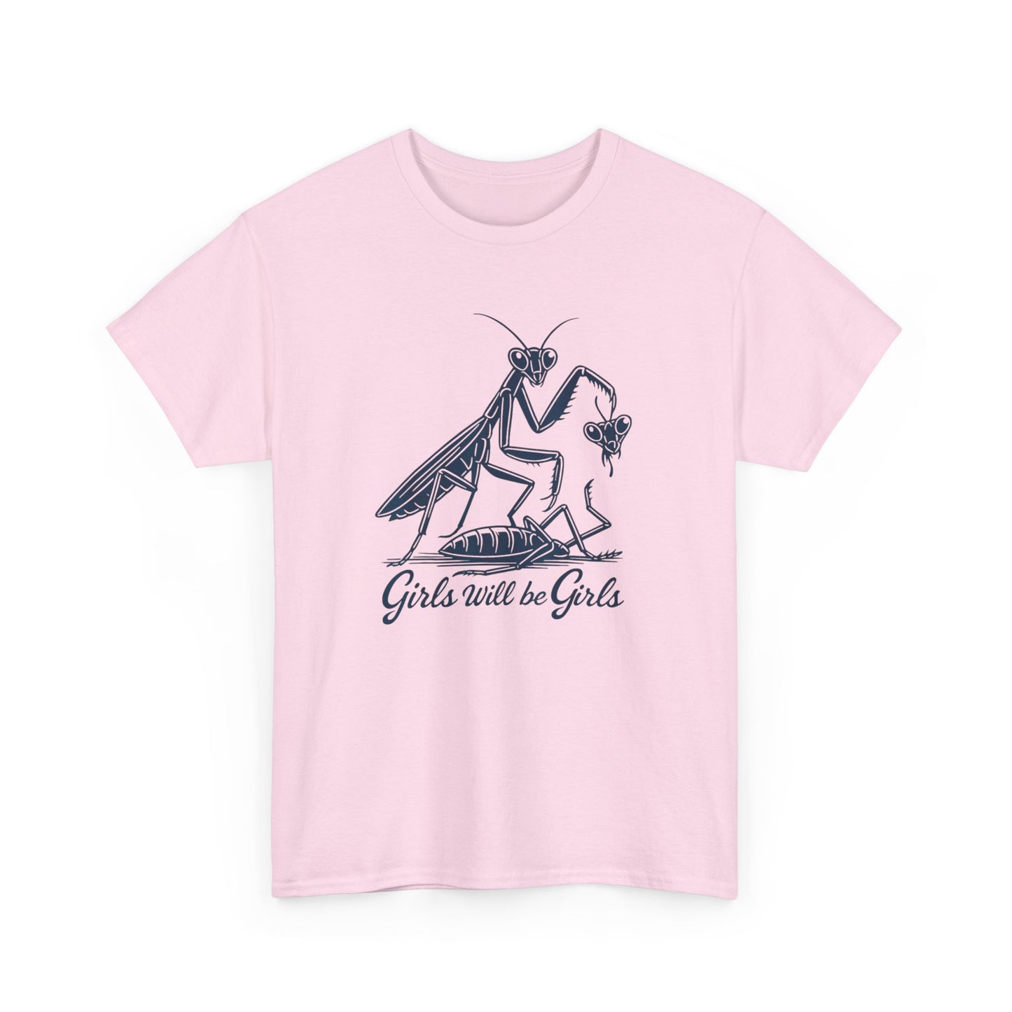 T-Shirt Girls will be girls praying mantis