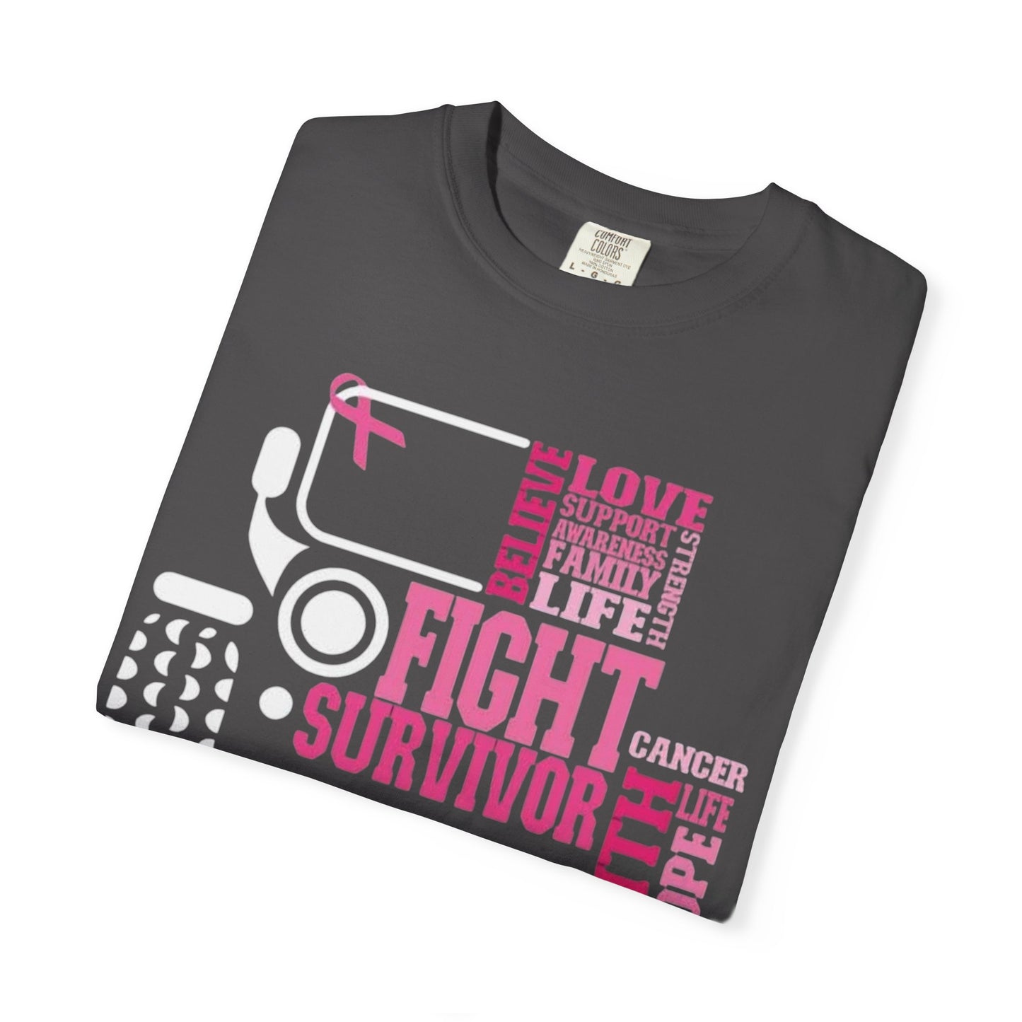 Unisex Garment-Dyed T-shirt - Breast Cancer Offroad Tee