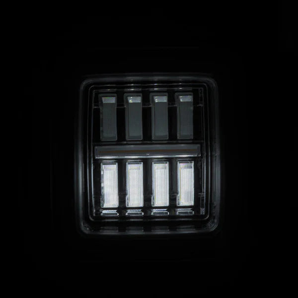 AlphaRex 18-24 Jeep Wrangler JL NOVA-Series Prismatic LED Tail Lights Clear
