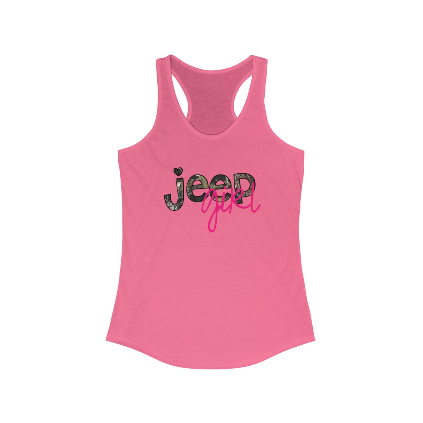 Women's Ideal Jeep Girl Racerback Tank